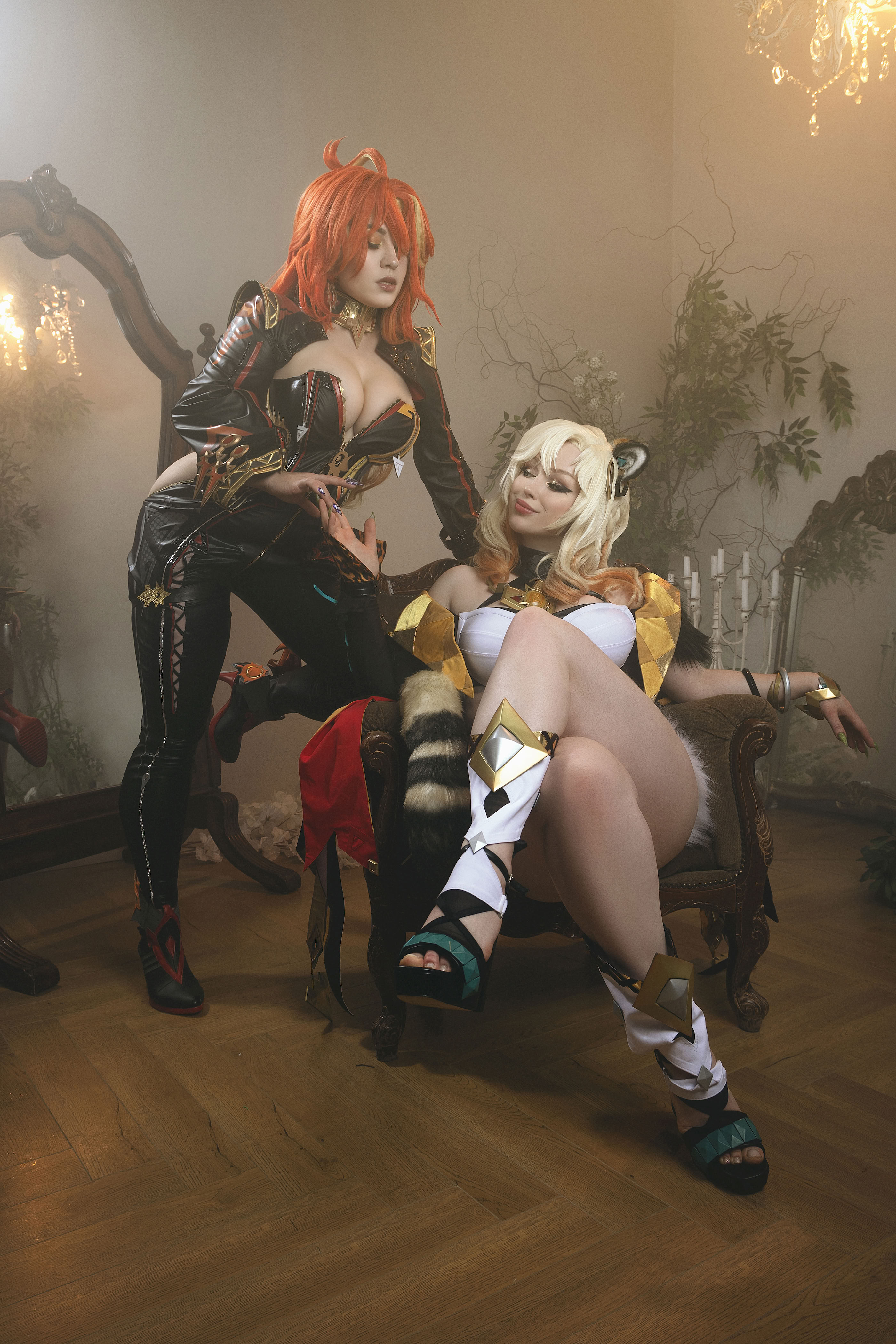 [Lada Lyumos & Lady Melamori & Zoe Volf] Mavuika & Varesa & Xilonen