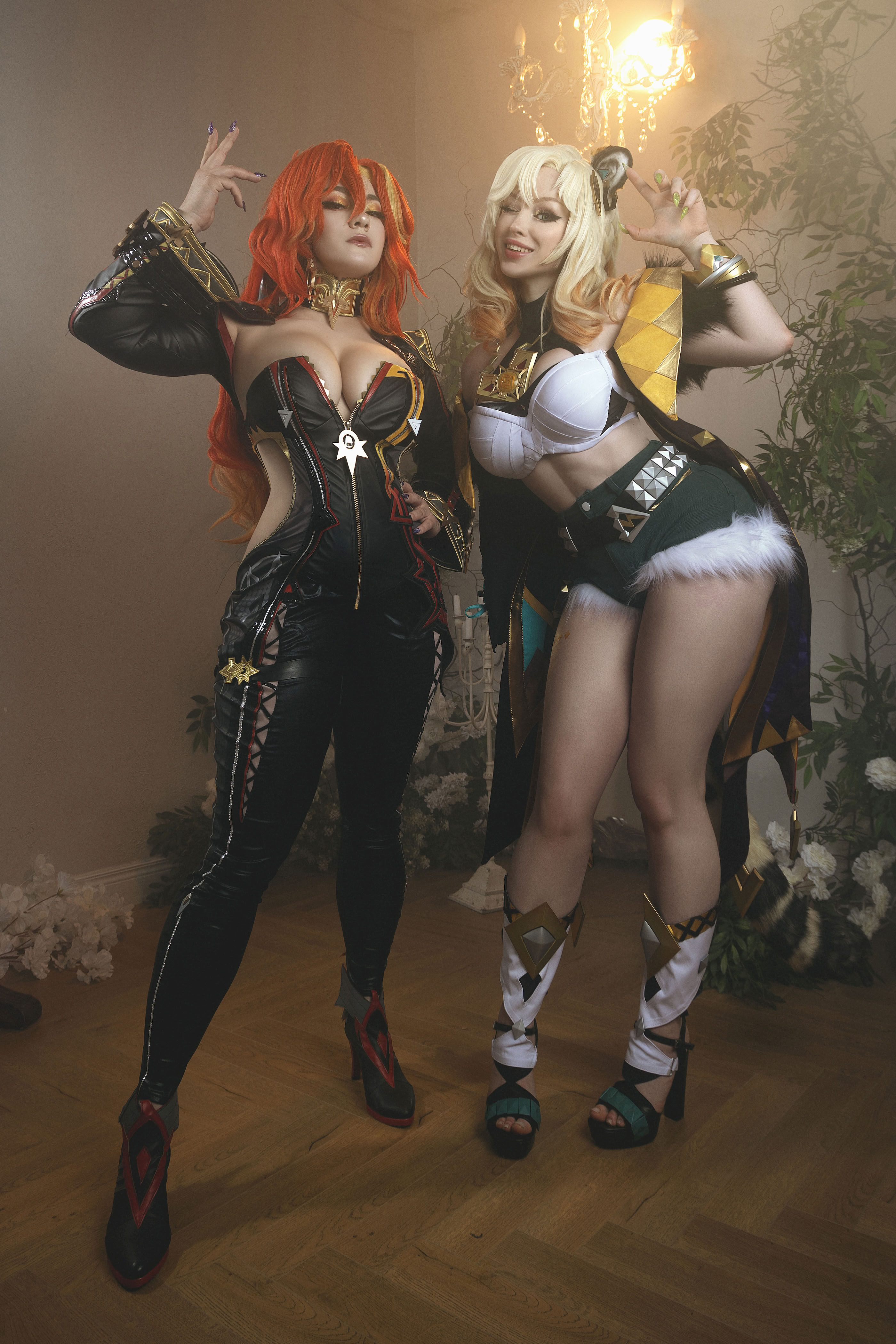 [Lada Lyumos & Lady Melamori & Zoe Volf] Mavuika & Varesa & Xilonen