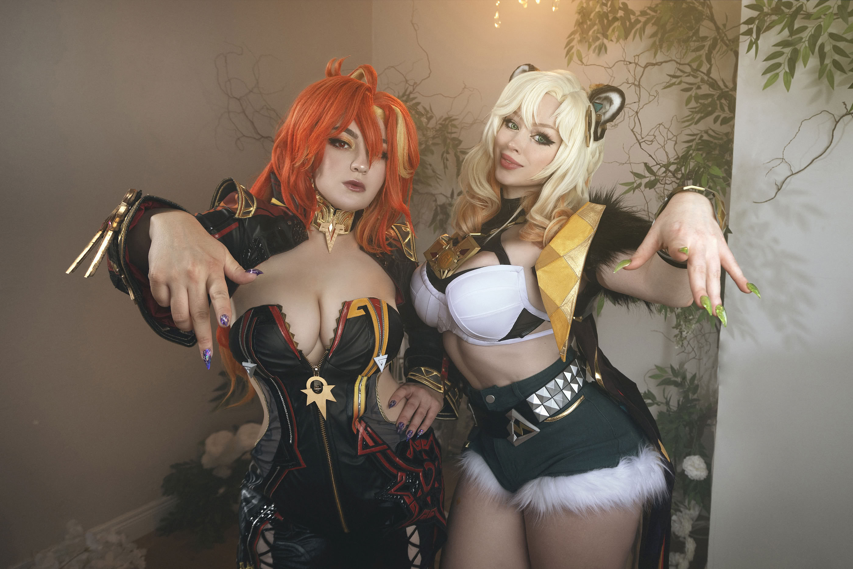 [Lada Lyumos & Lady Melamori & Zoe Volf] Mavuika & Varesa & Xilonen