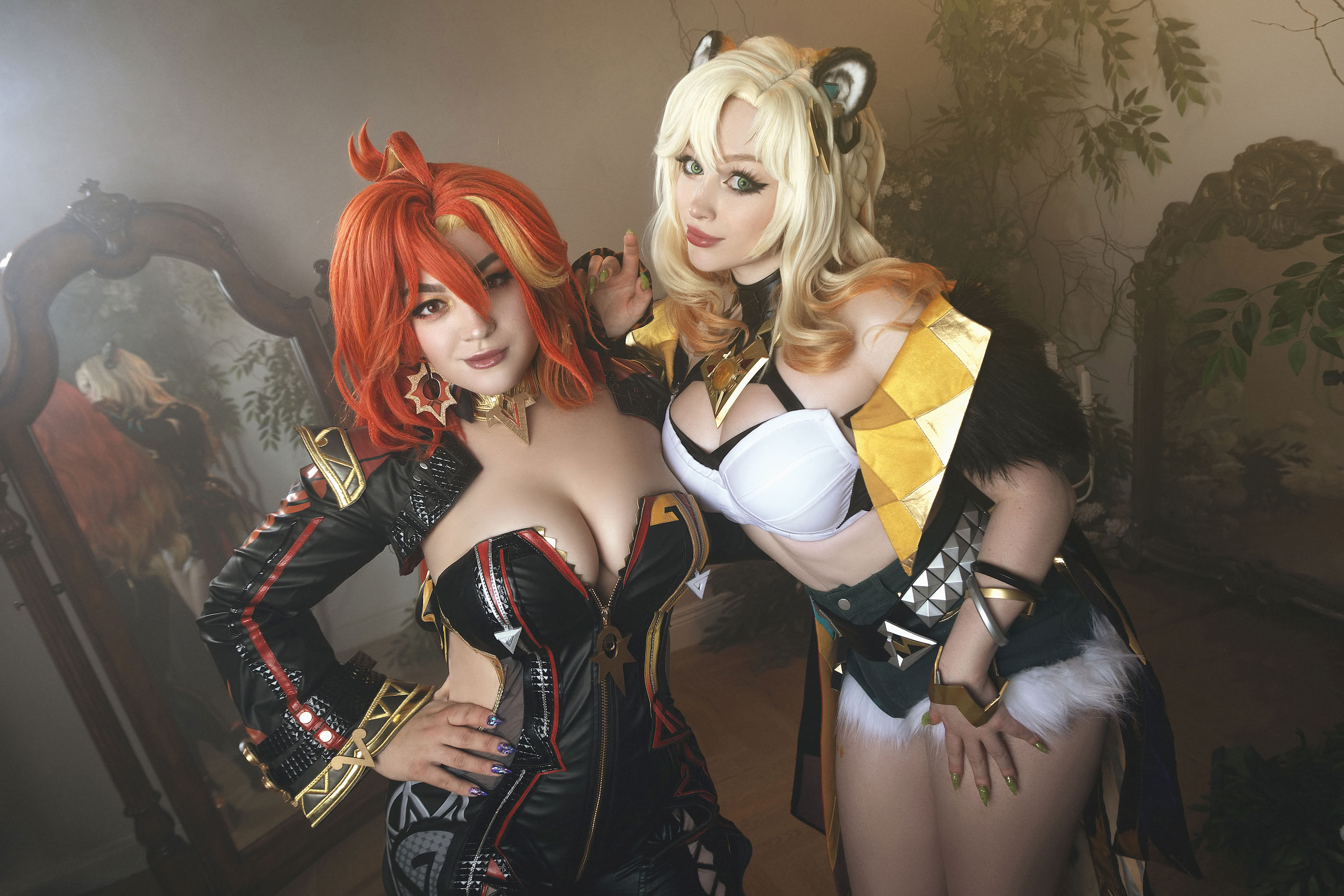 [Lada Lyumos & Lady Melamori & Zoe Volf] Mavuika & Varesa & Xilonen