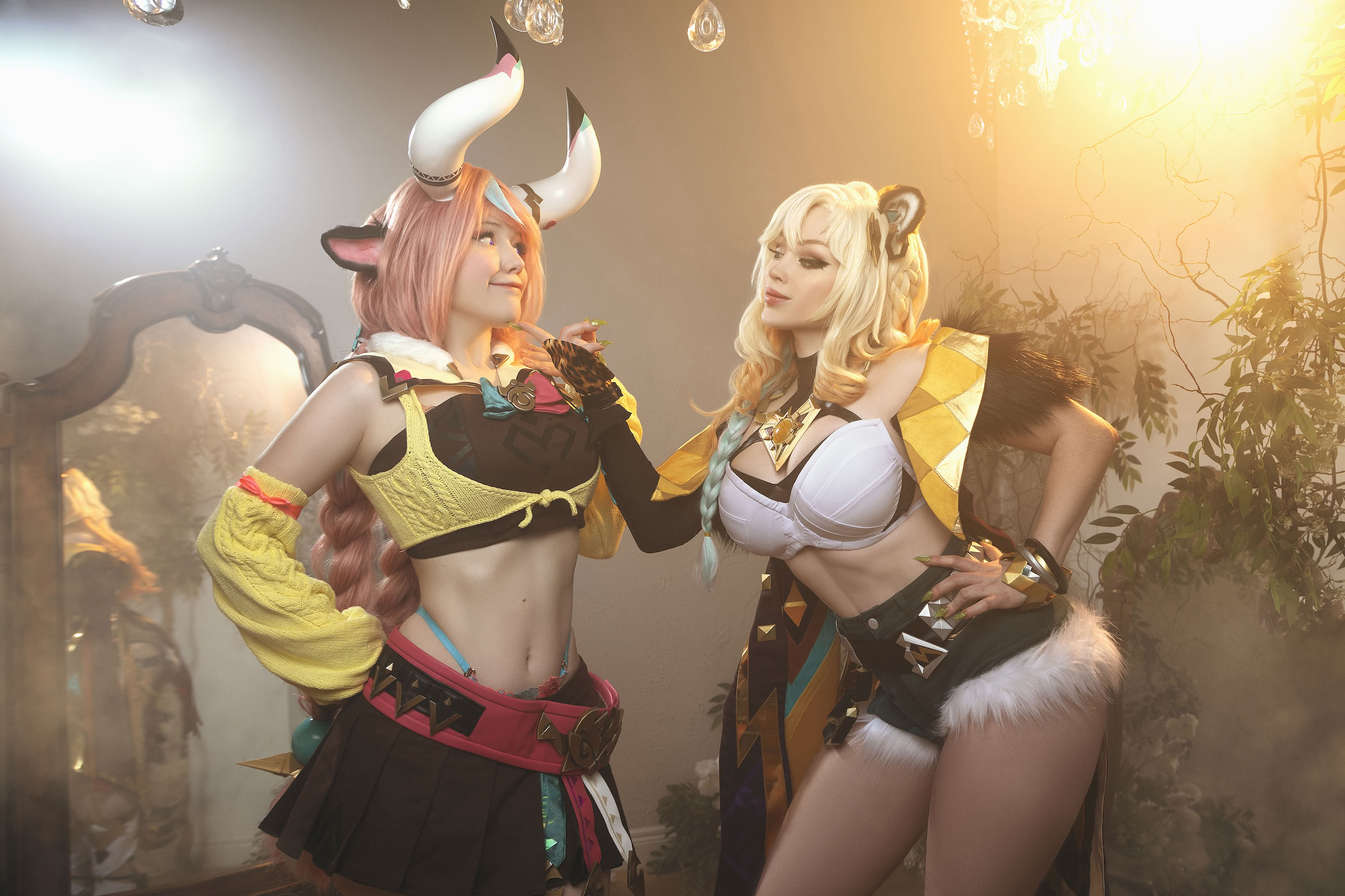 [Lada Lyumos & Lady Melamori & Zoe Volf] Mavuika & Varesa & Xilonen