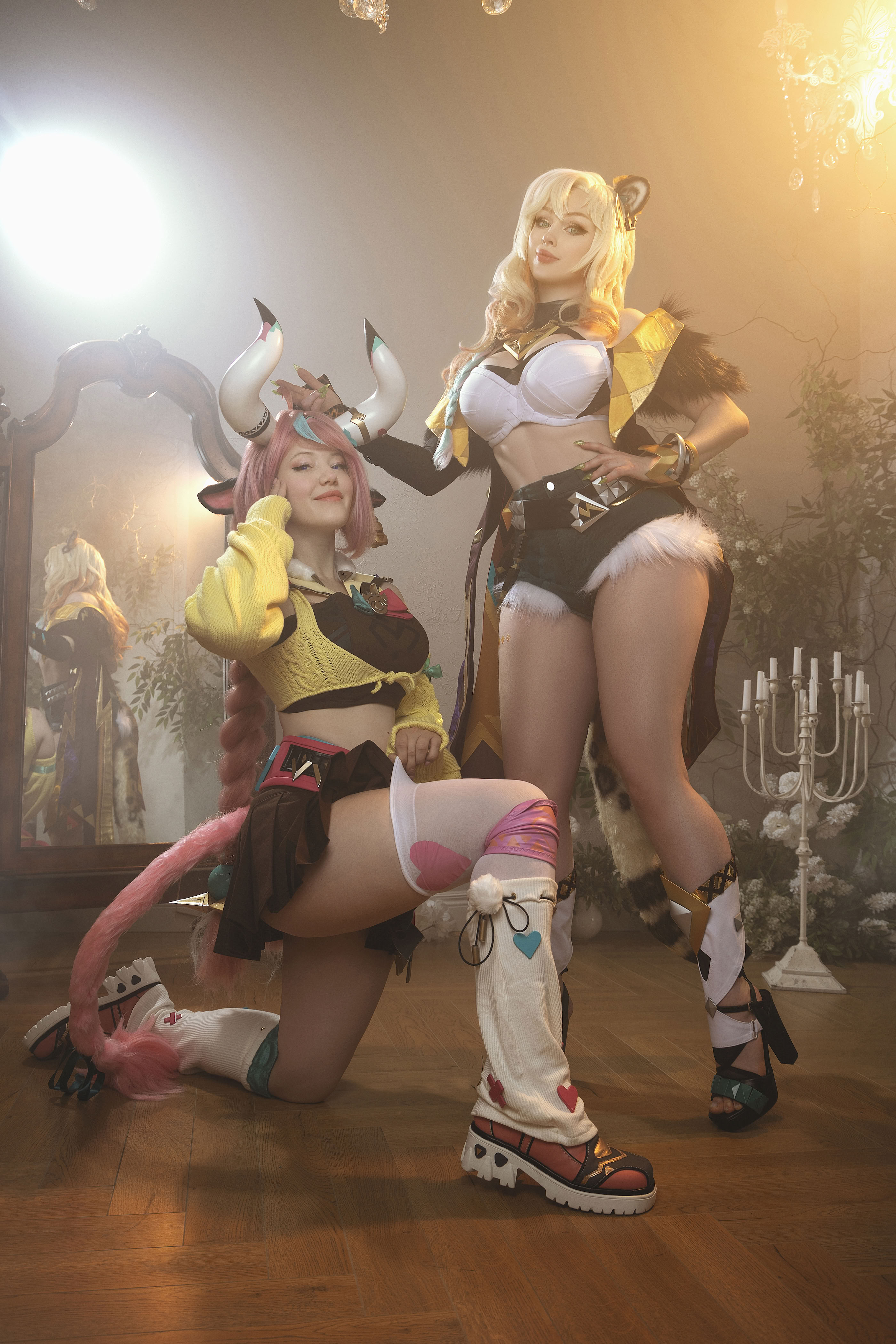 [Lada Lyumos & Lady Melamori & Zoe Volf] Mavuika & Varesa & Xilonen