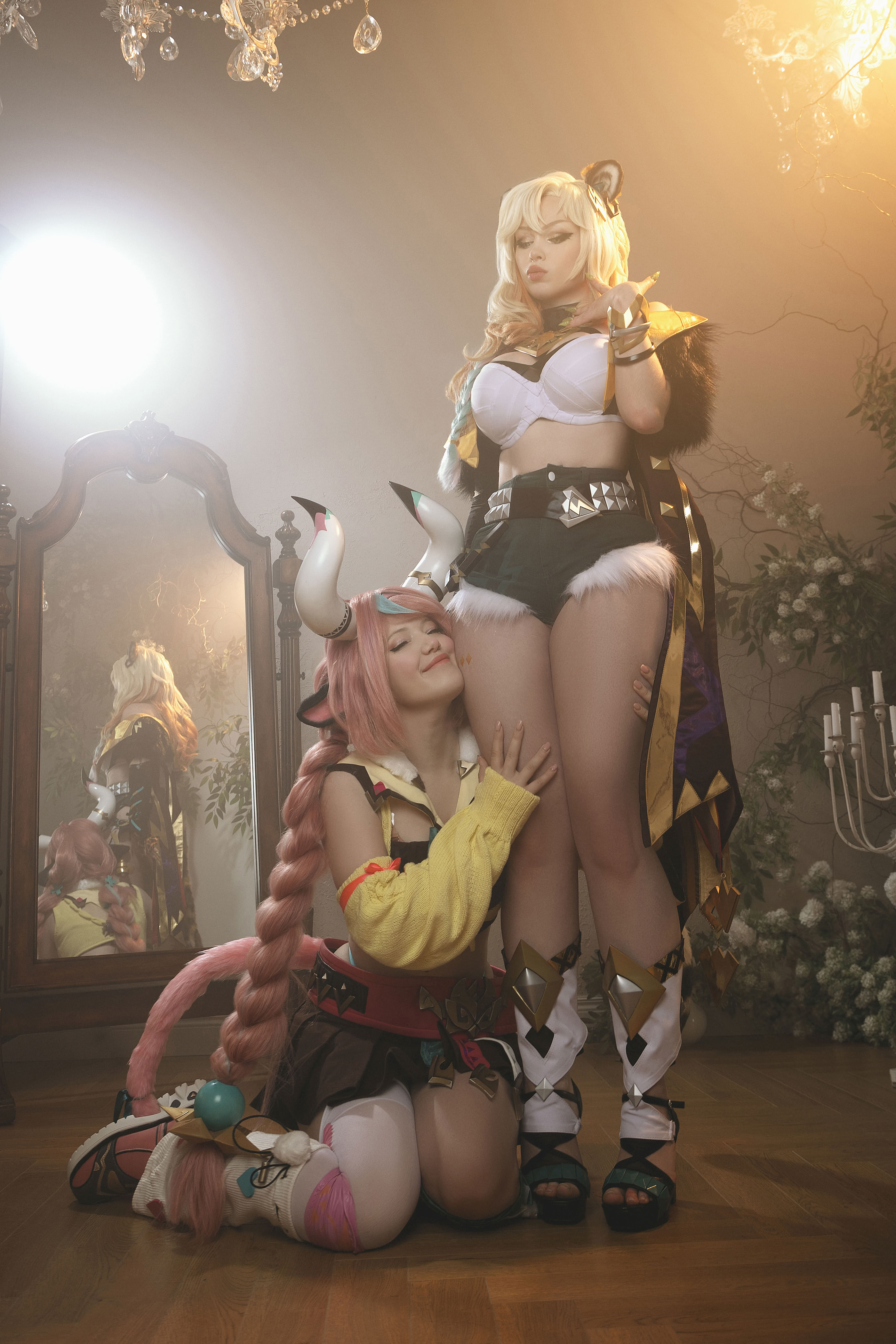 [Lada Lyumos & Lady Melamori & Zoe Volf] Mavuika & Varesa & Xilonen