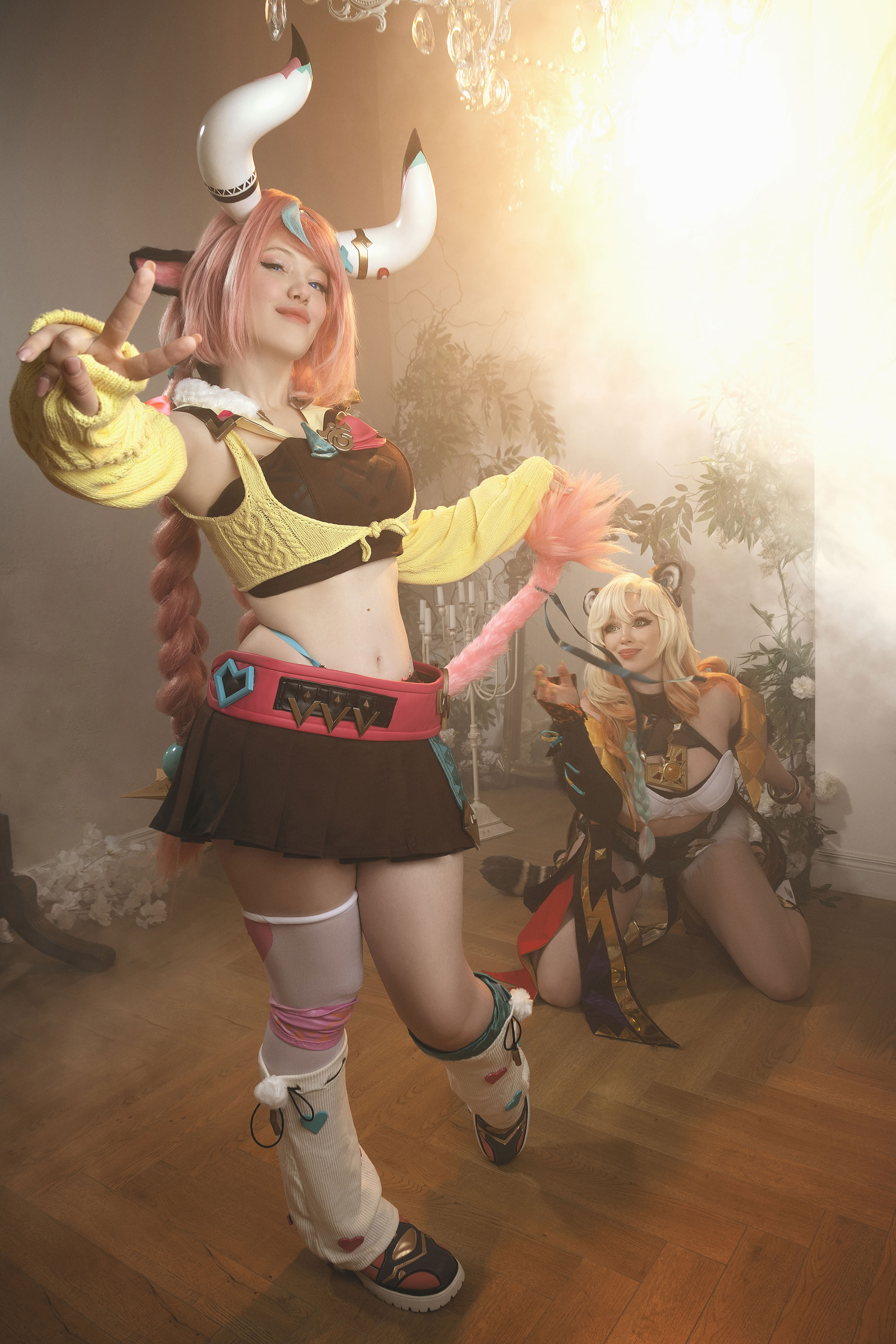 [Lada Lyumos & Lady Melamori & Zoe Volf] Mavuika & Varesa & Xilonen