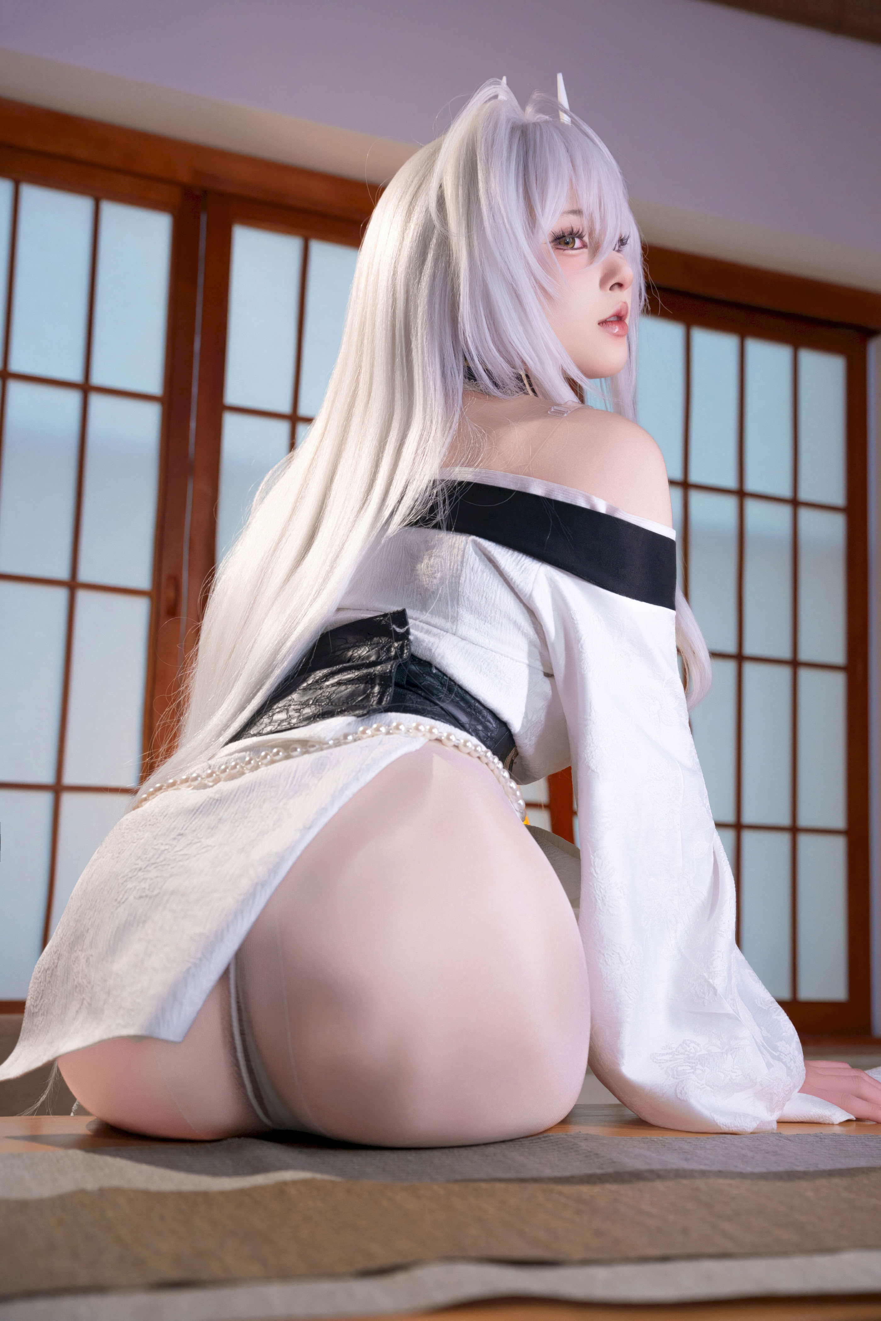 Yuno Shimizu - Azur Lane Hakuho kimono