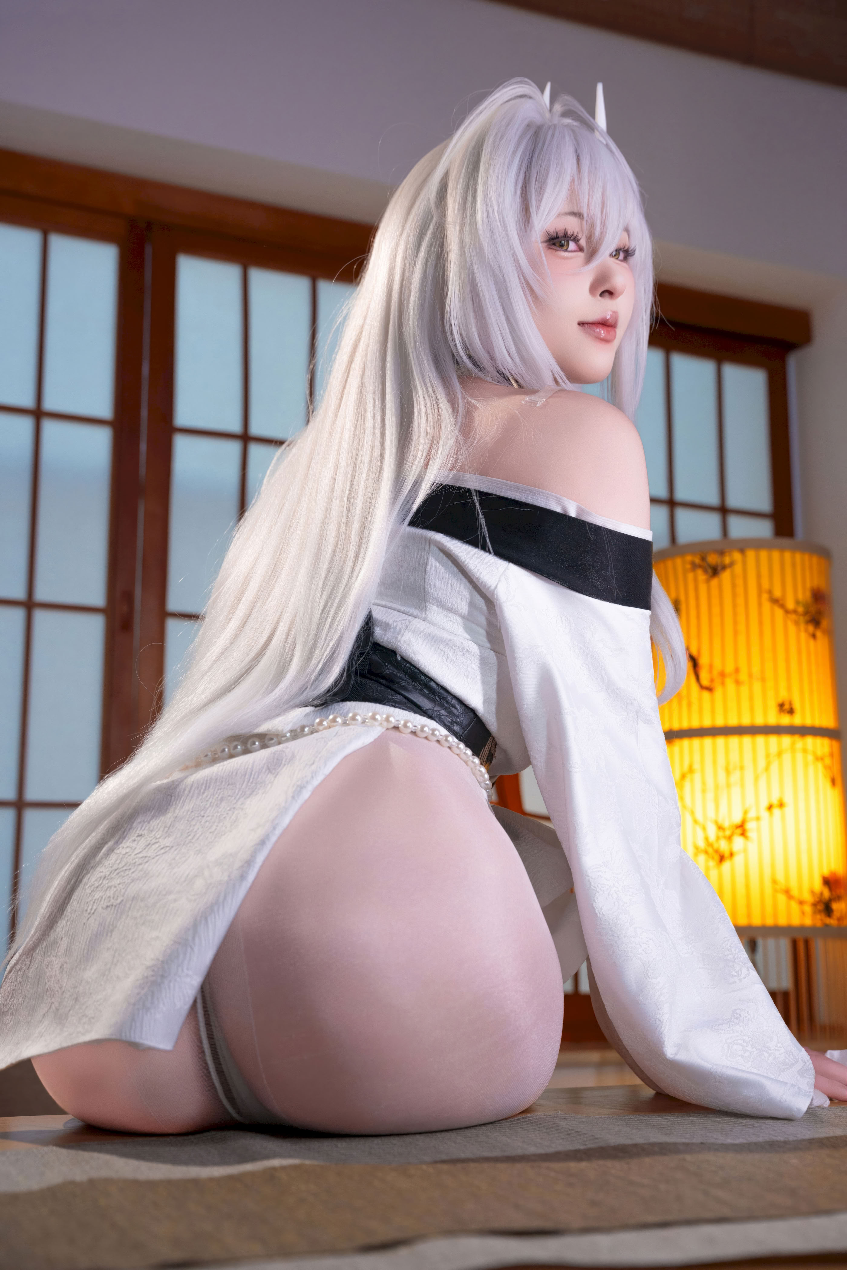 Yuno Shimizu - Azur Lane Hakuho kimono