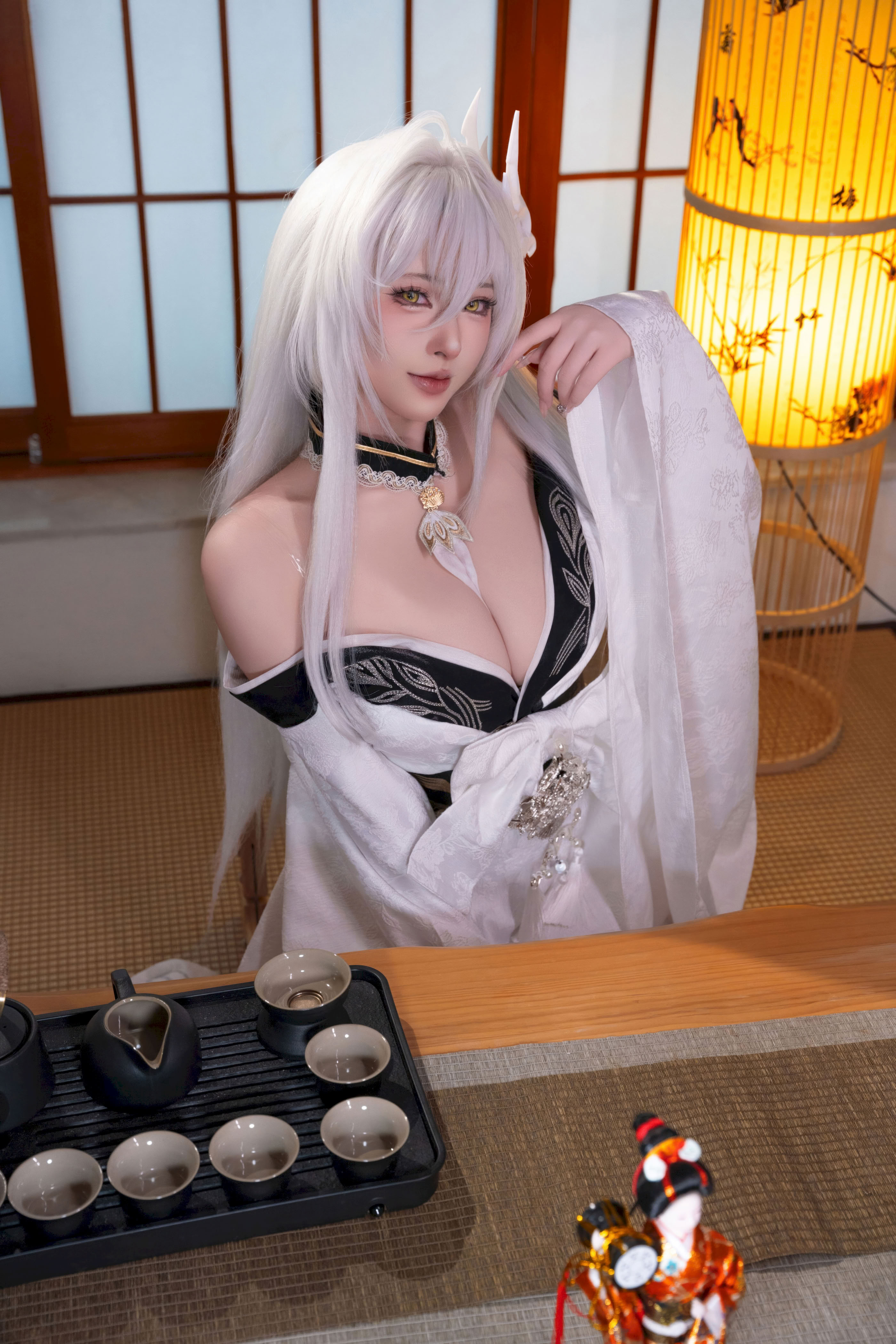 Yuno Shimizu - Azur Lane Hakuho kimono