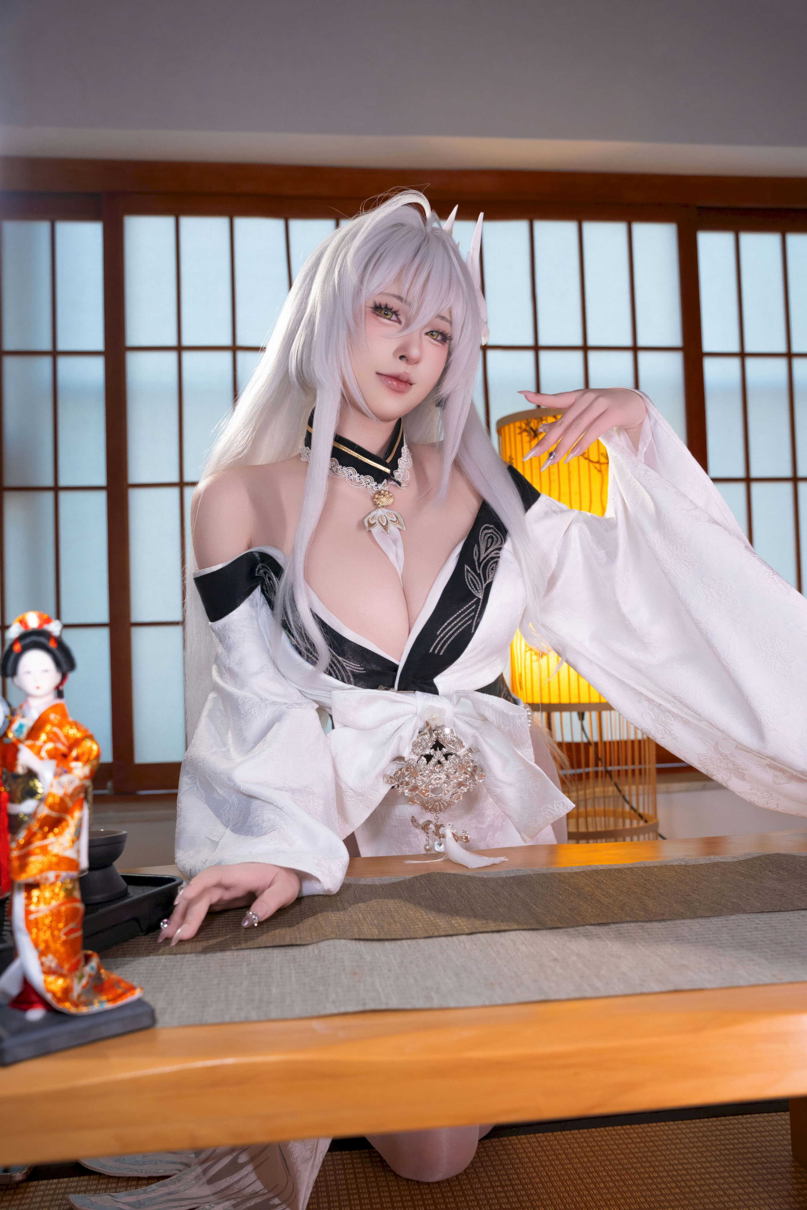 Yuno Shimizu - Azur Lane Hakuho kimono