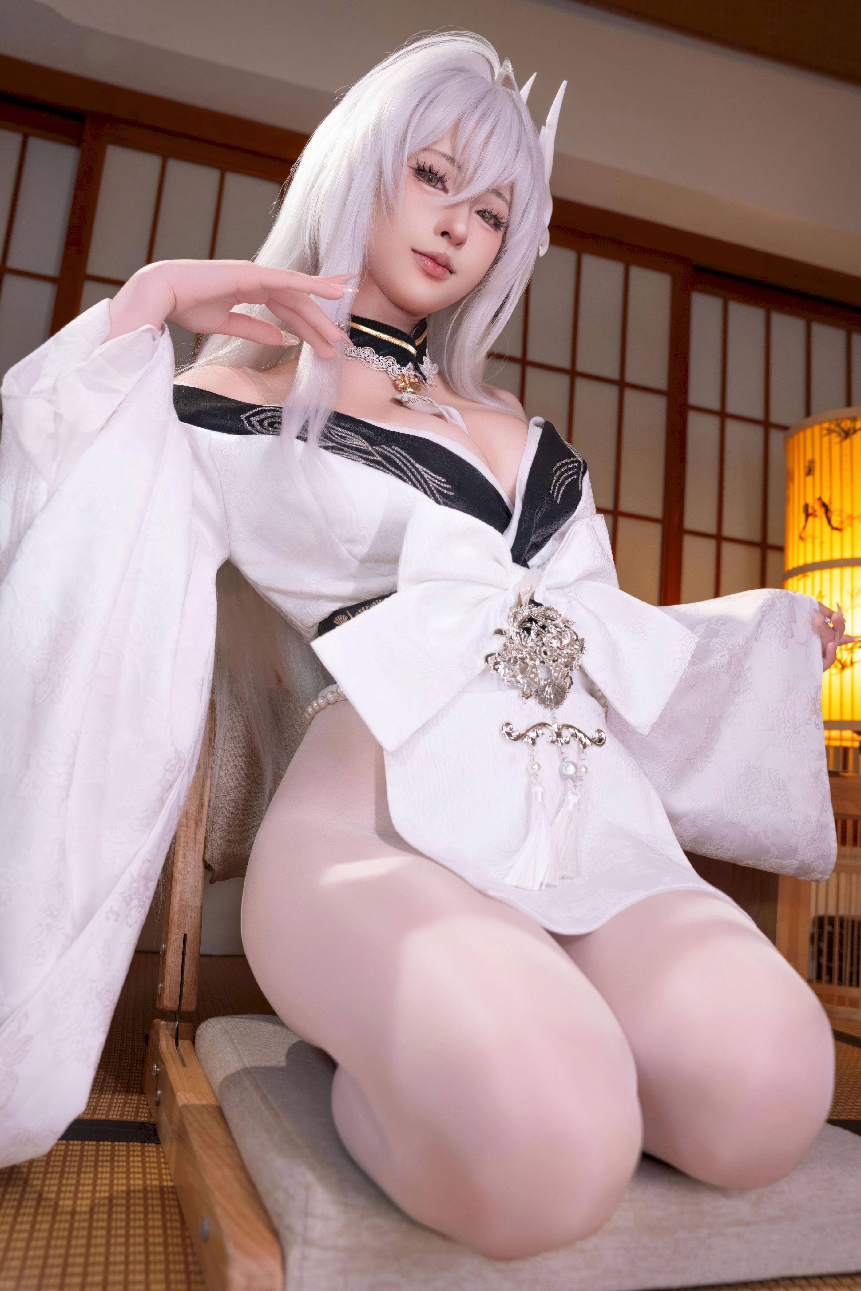 Yuno Shimizu - Azur Lane Hakuho kimono