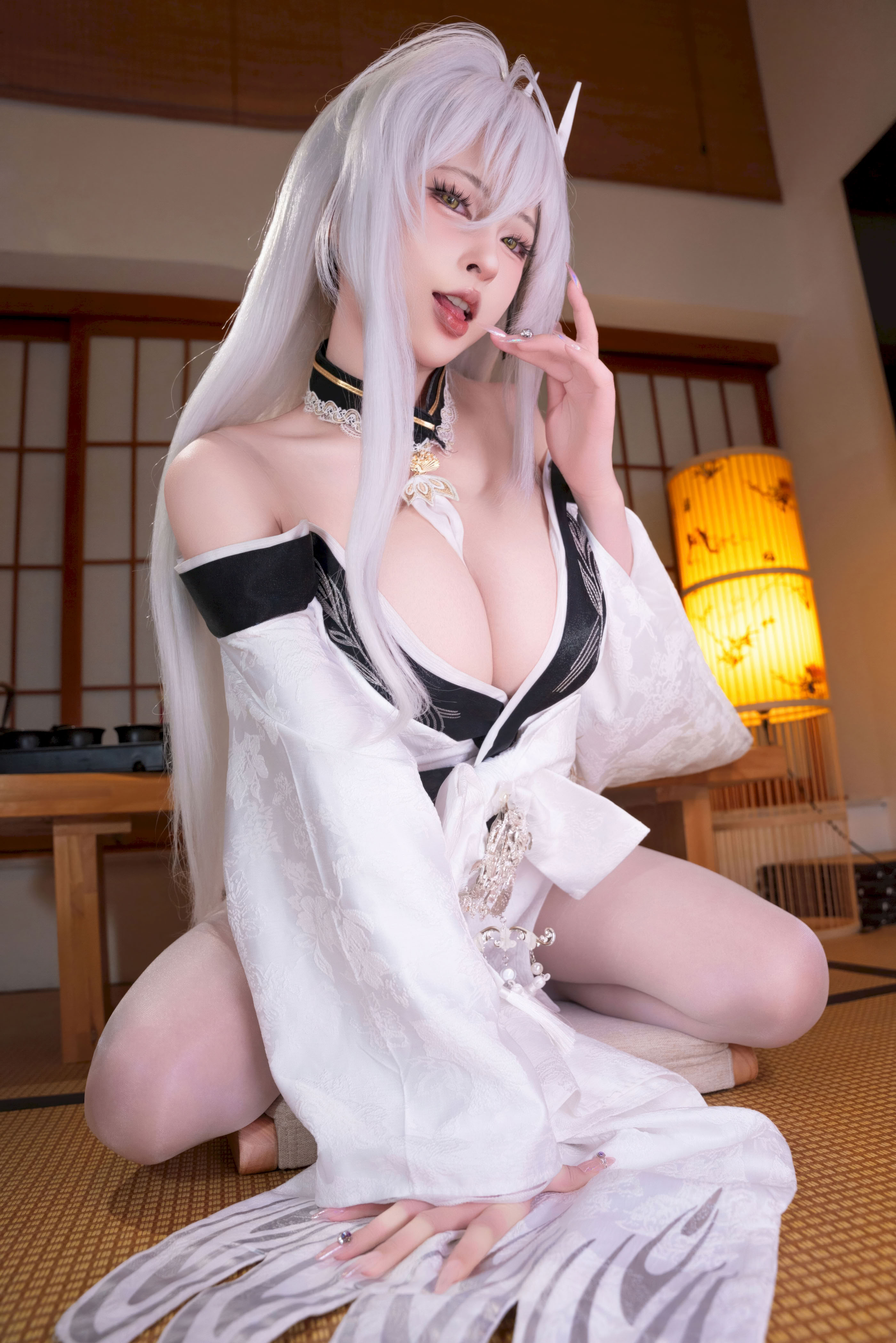 Yuno Shimizu - Azur Lane Hakuho kimono