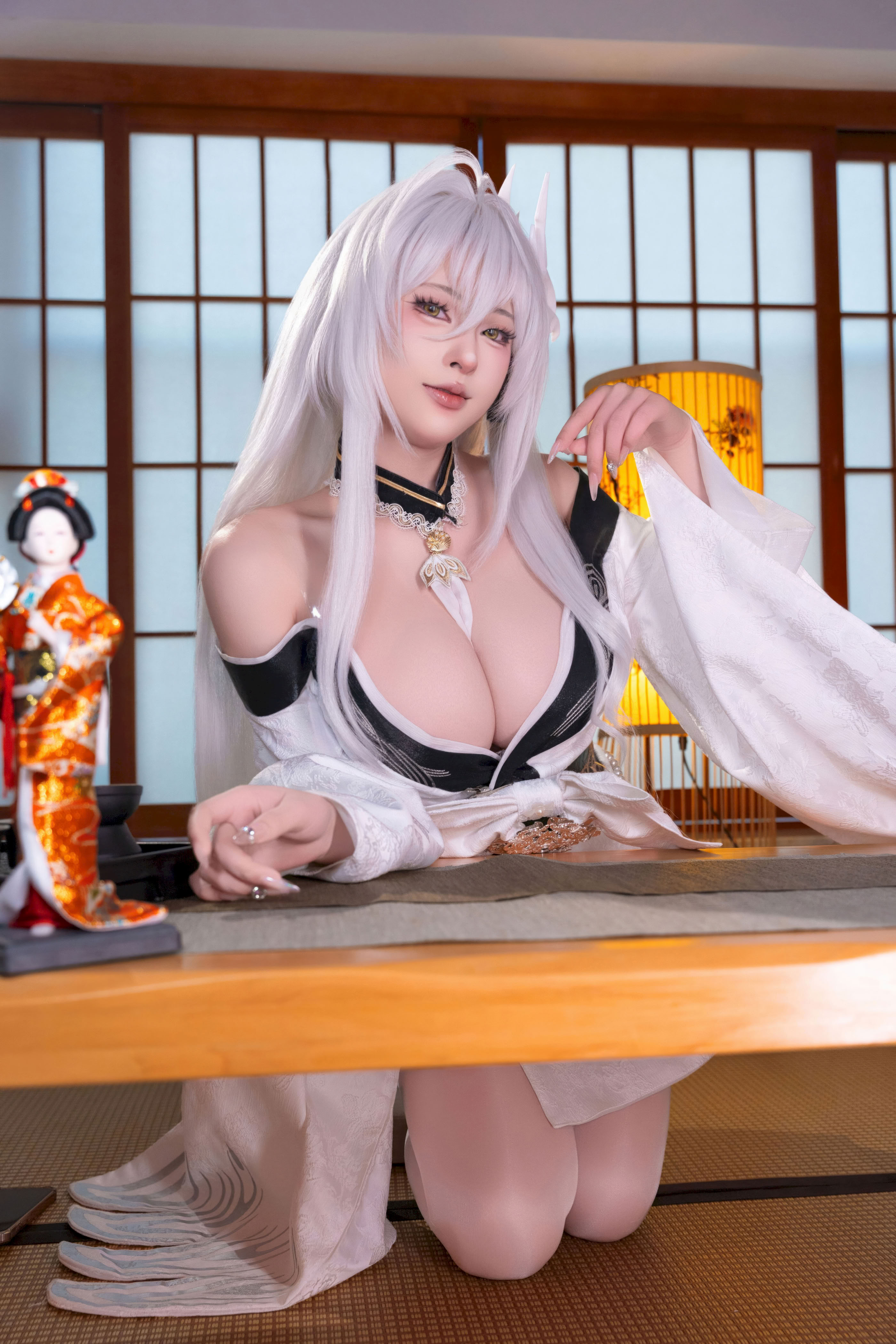 Yuno Shimizu - Azur Lane Hakuho kimono