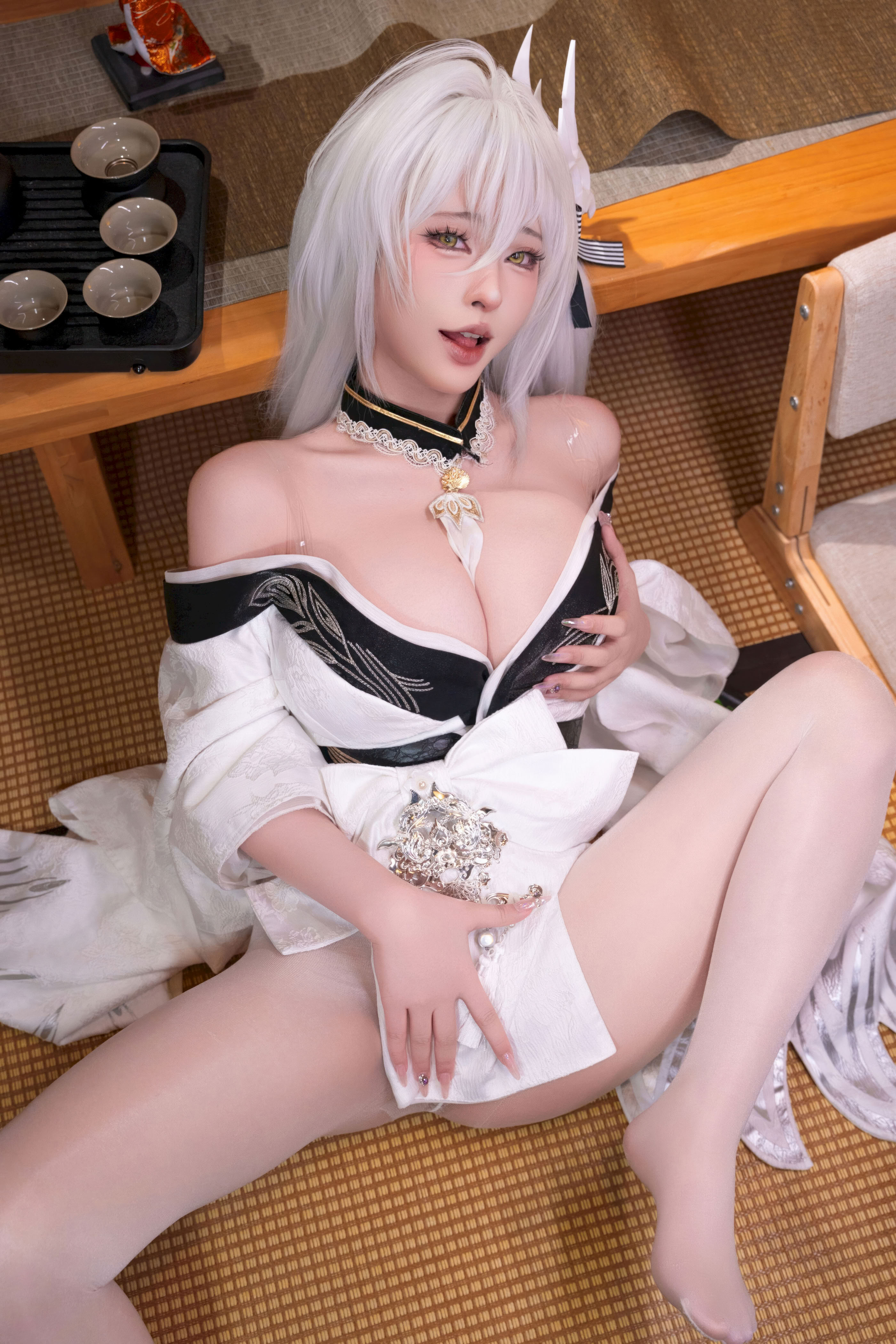 Yuno Shimizu - Azur Lane Hakuho kimono