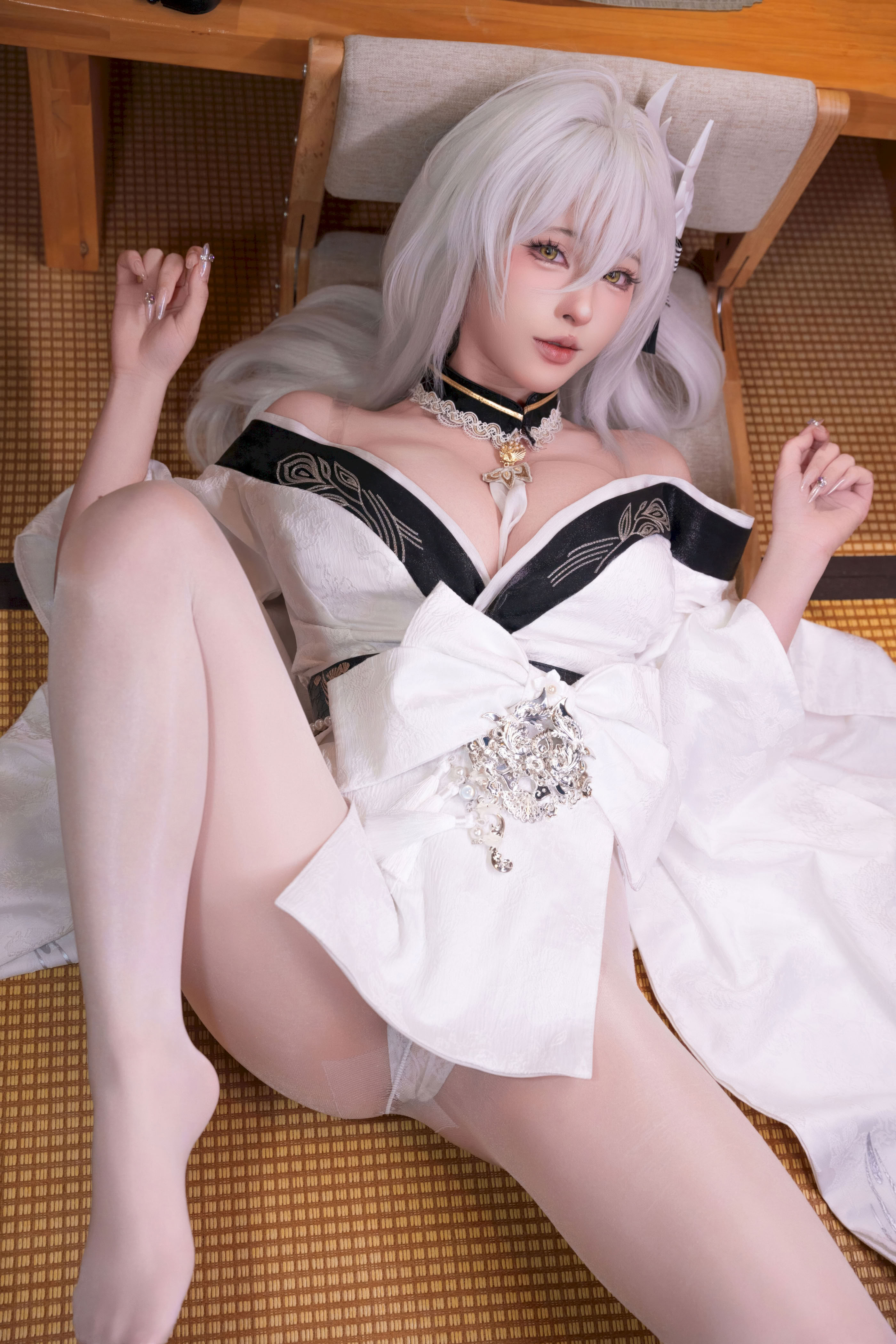 Yuno Shimizu - Azur Lane Hakuho kimono