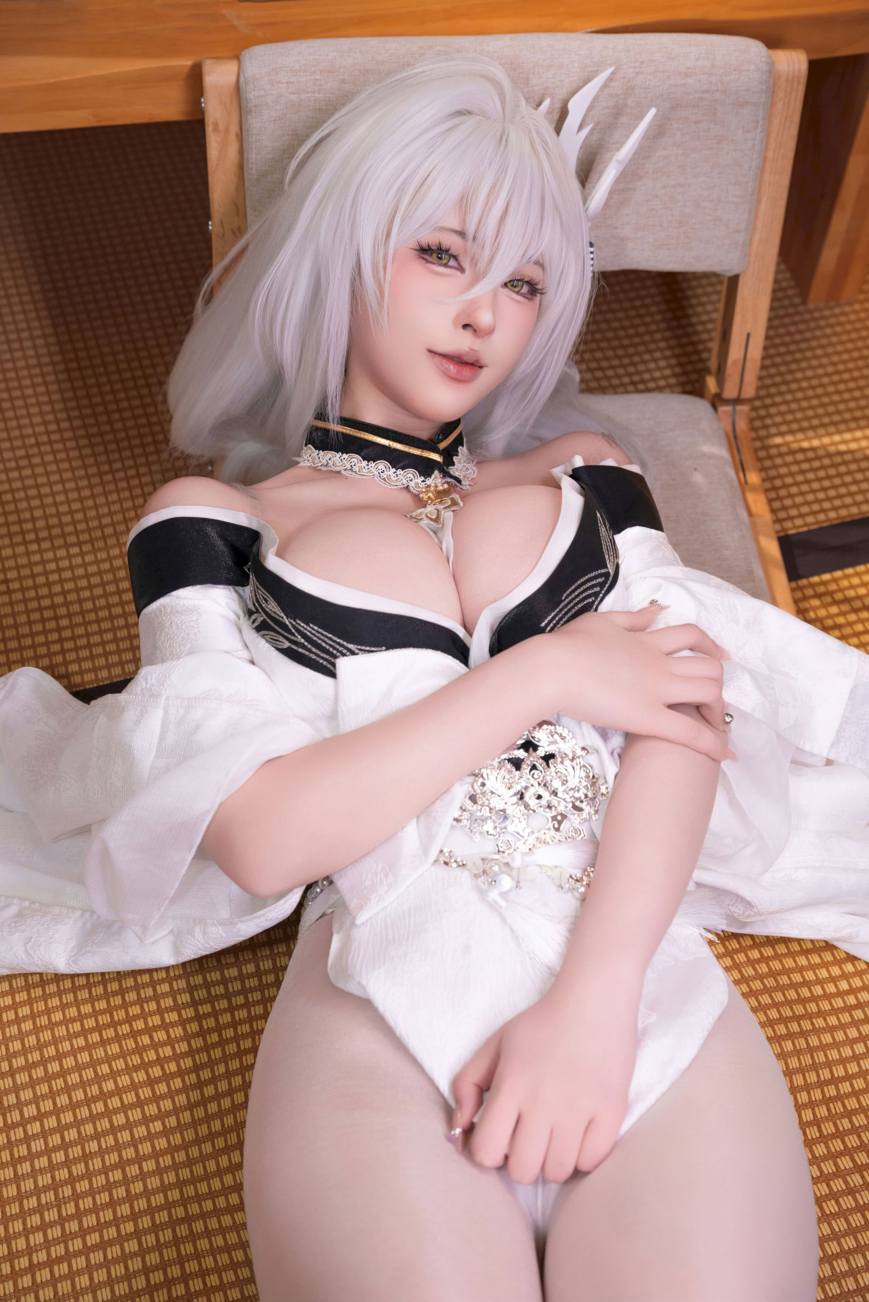 Yuno Shimizu - Azur Lane Hakuho kimono