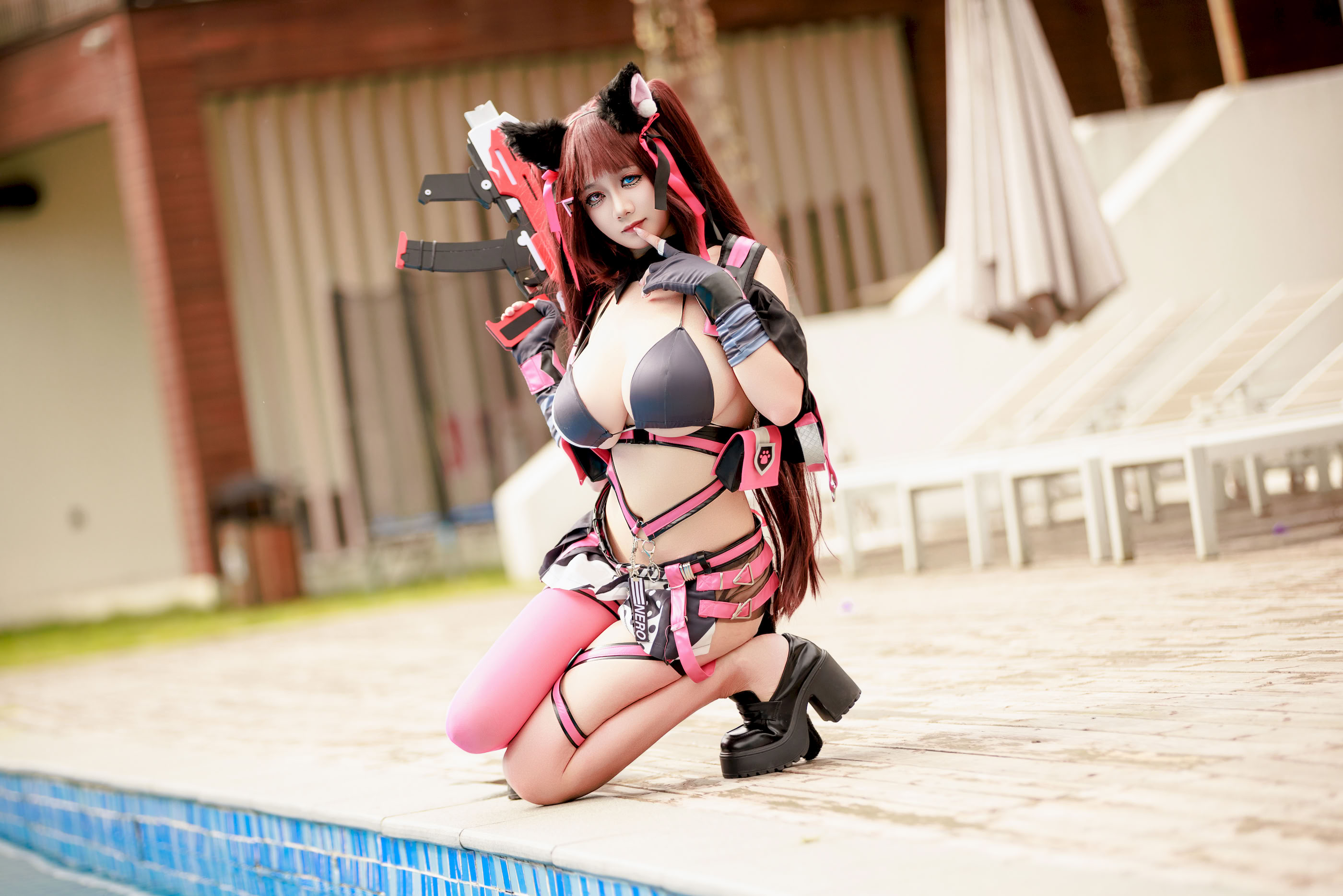 Axue Snow - Nữ thần chiến thắng Nikke Mùa hè sông Nile