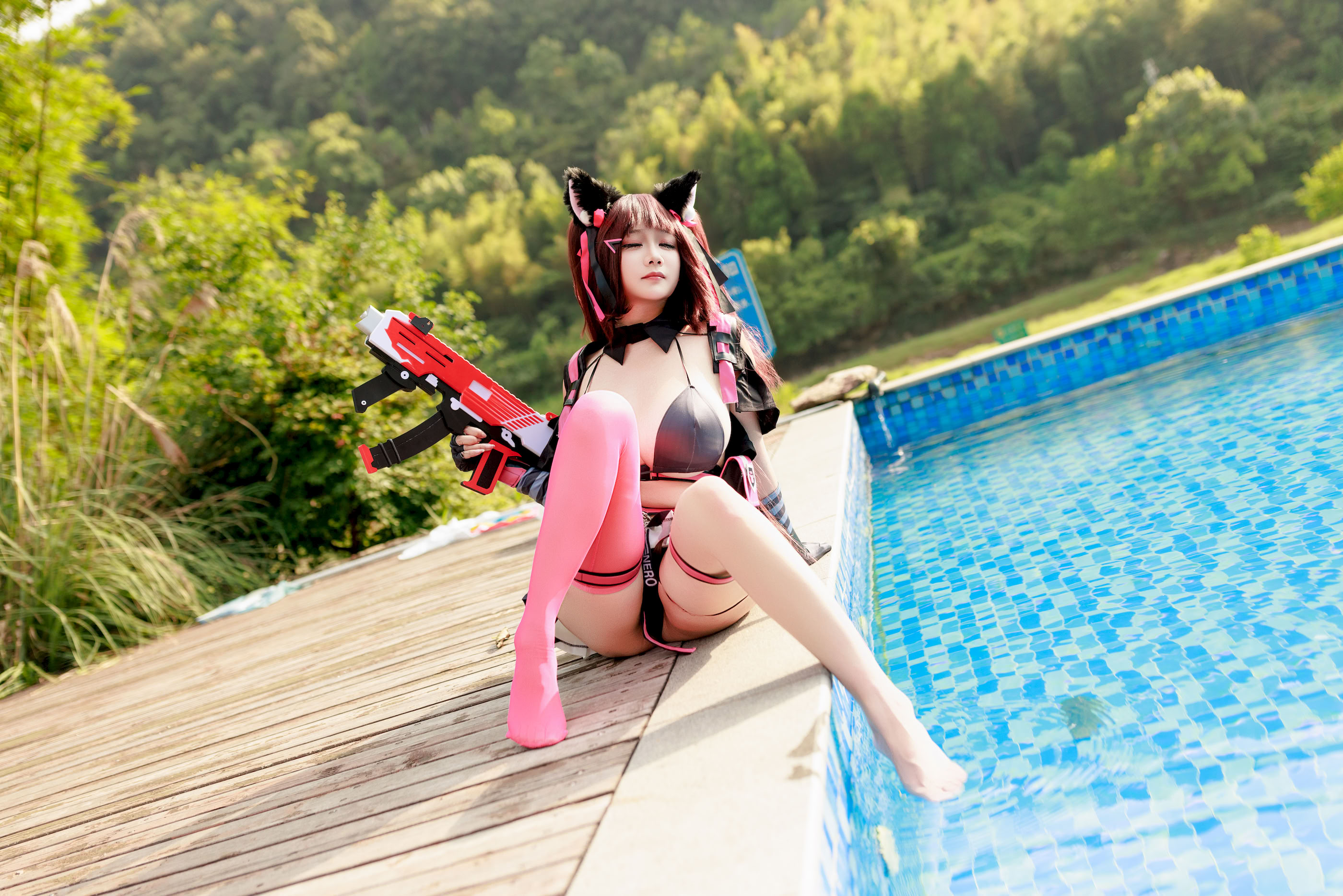 Axue Snow - Nữ thần chiến thắng Nikke Mùa hè sông Nile