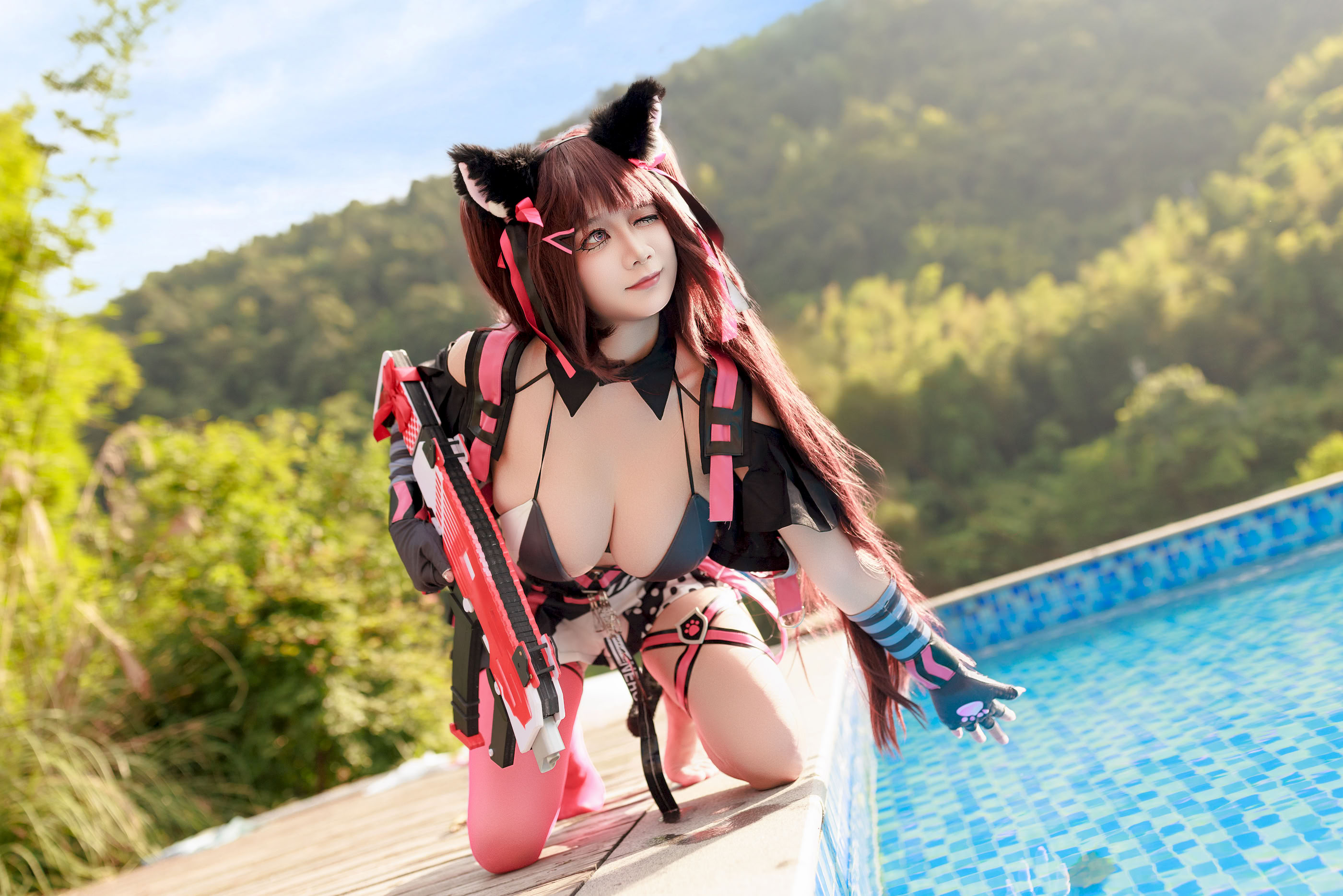 Axue Snow - Nữ thần chiến thắng Nikke Mùa hè sông Nile