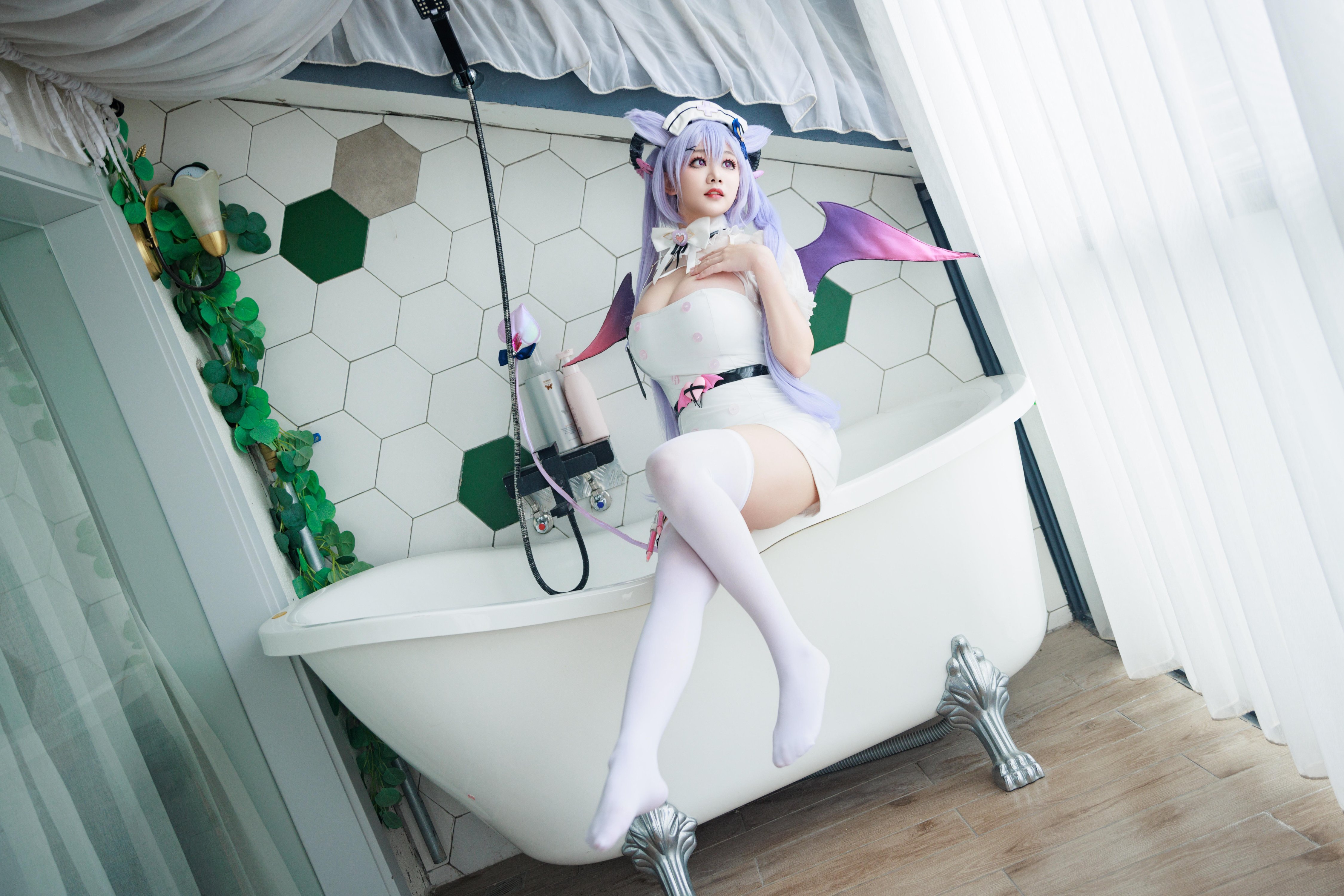 Axue Snow_yuki - Y tá Genshin Impact Keqing Succubus