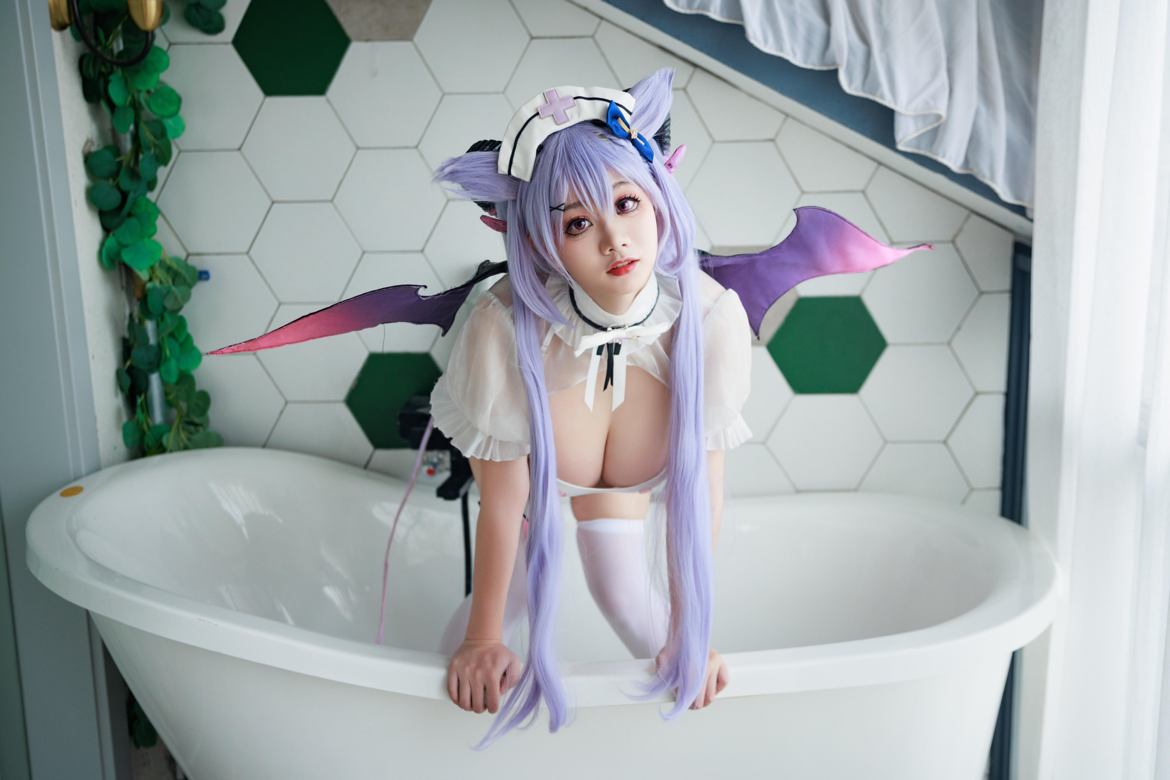 Axue Snow_yuki - Y tá Genshin Impact Keqing Succubus