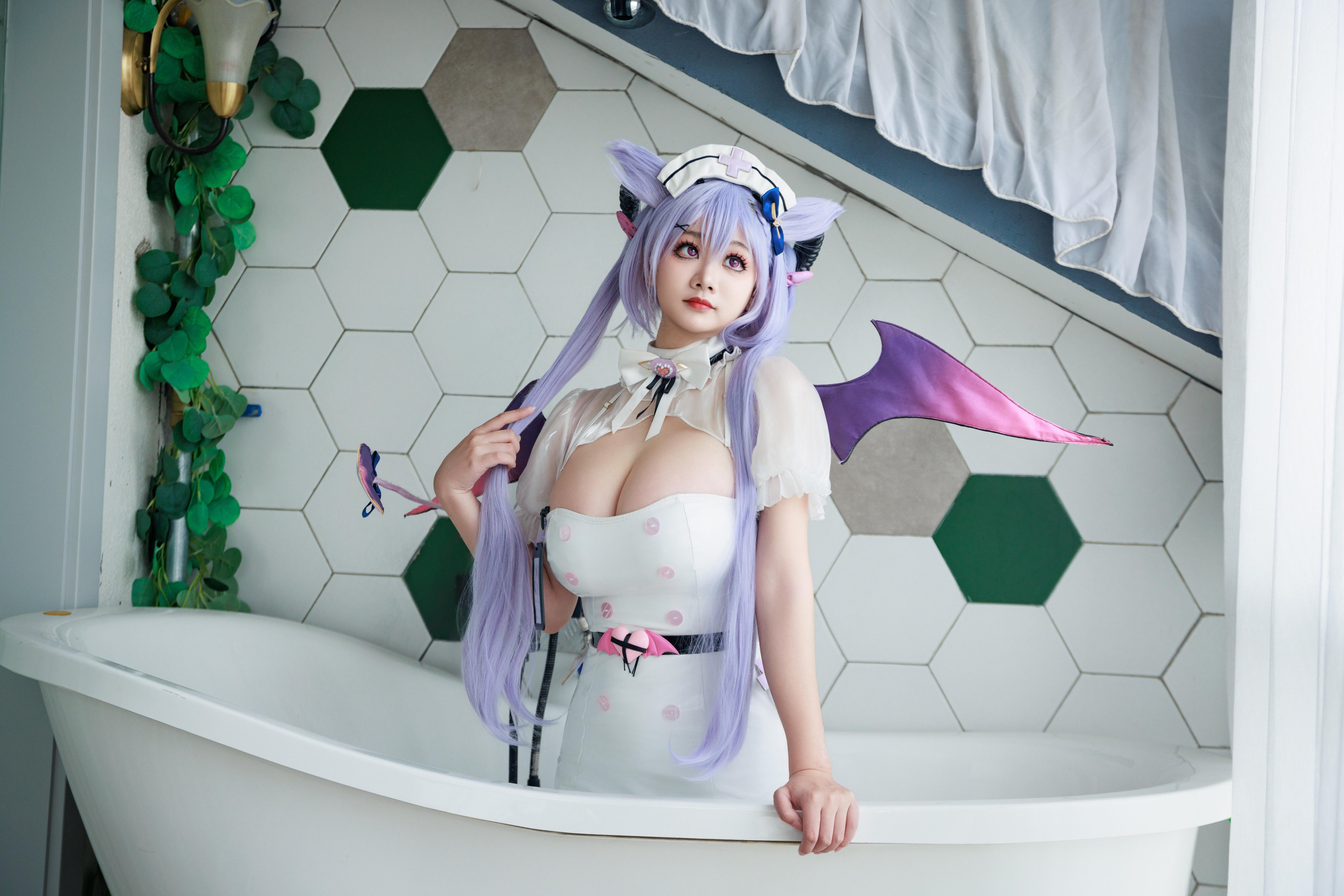 Axue Snow_yuki - Y tá Genshin Impact Keqing Succubus