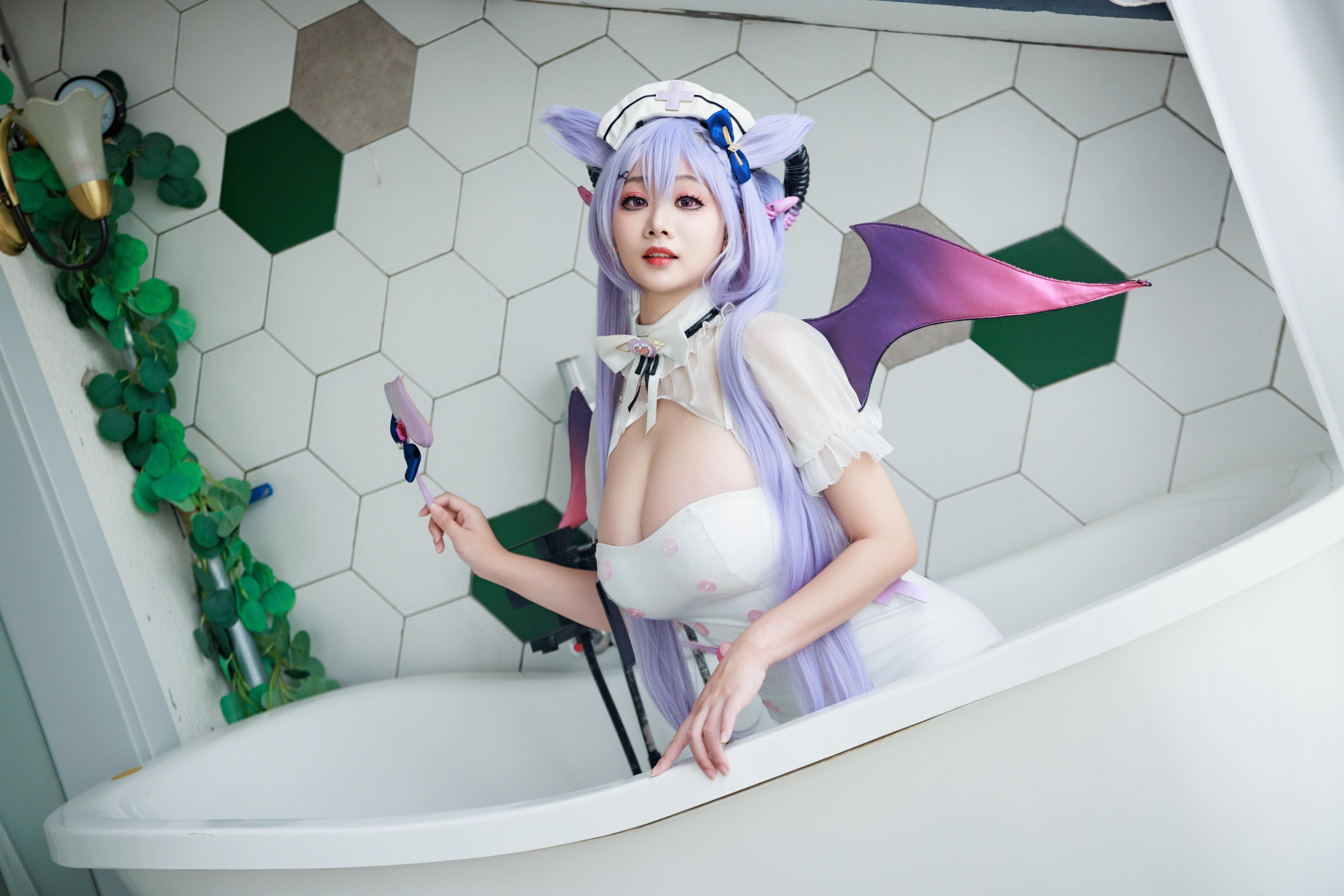 Axue Snow_yuki - Y tá Genshin Impact Keqing Succubus