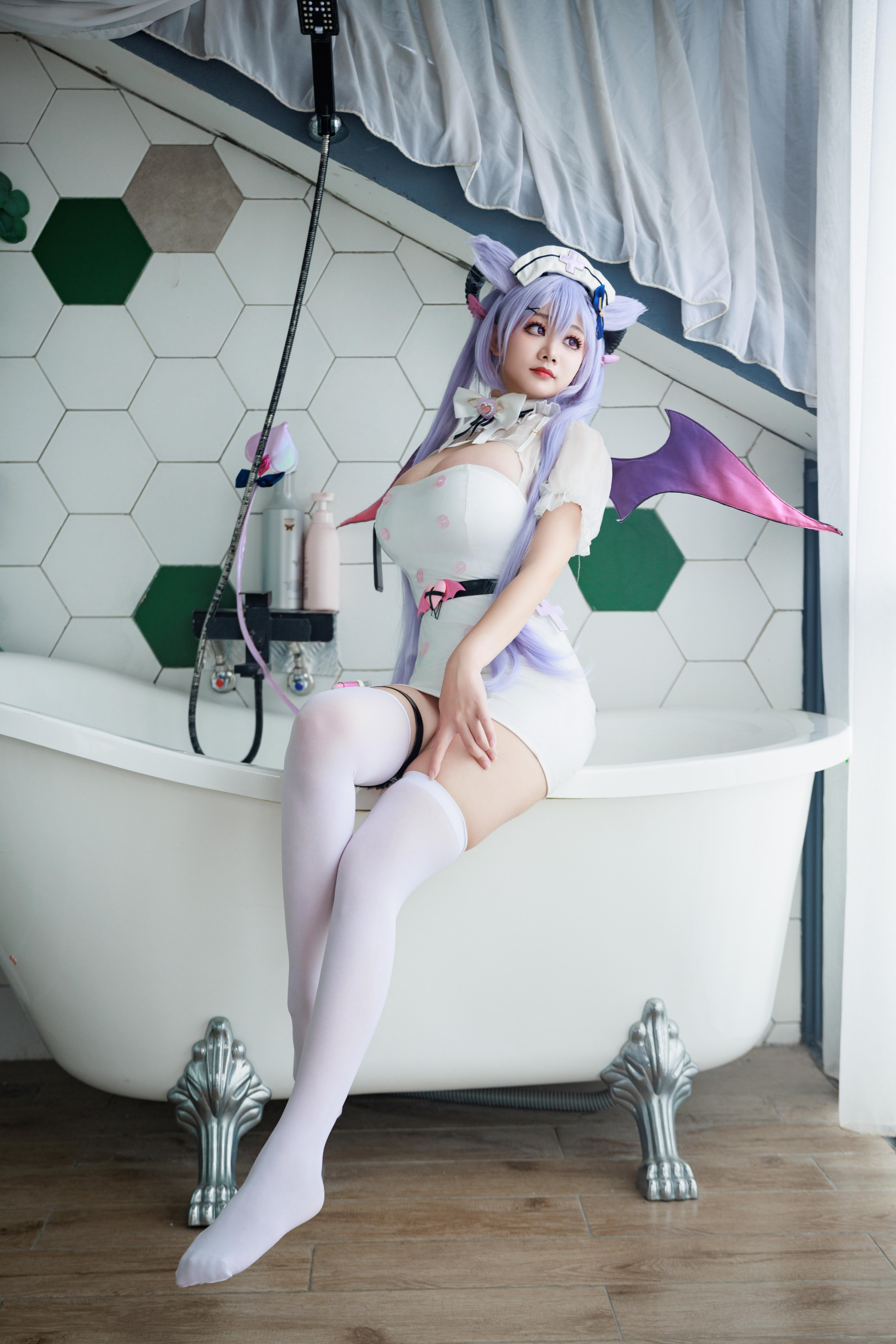 Axue Snow_yuki - Y tá Genshin Impact Keqing Succubus