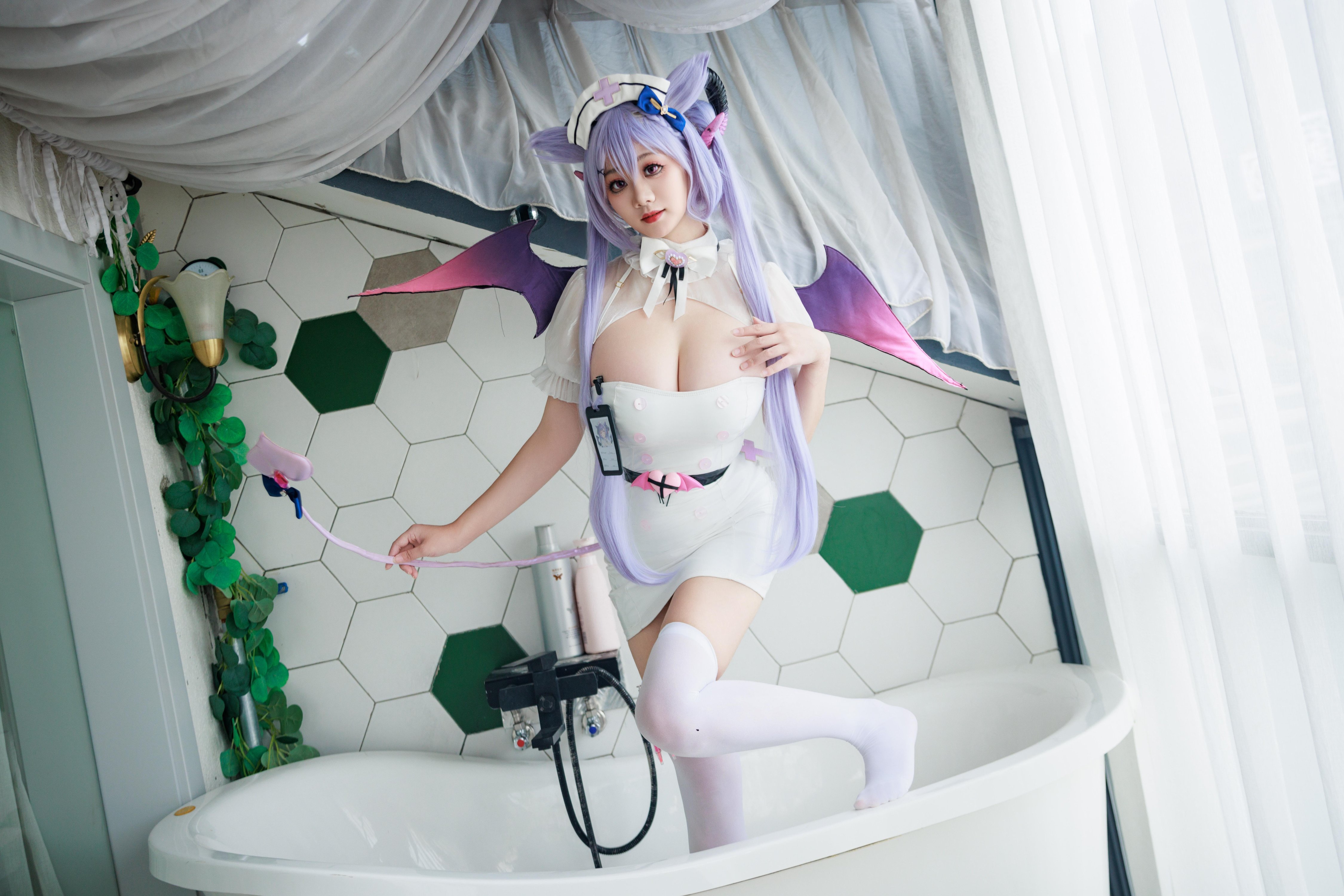 Axue Snow_yuki - Y tá Genshin Impact Keqing Succubus