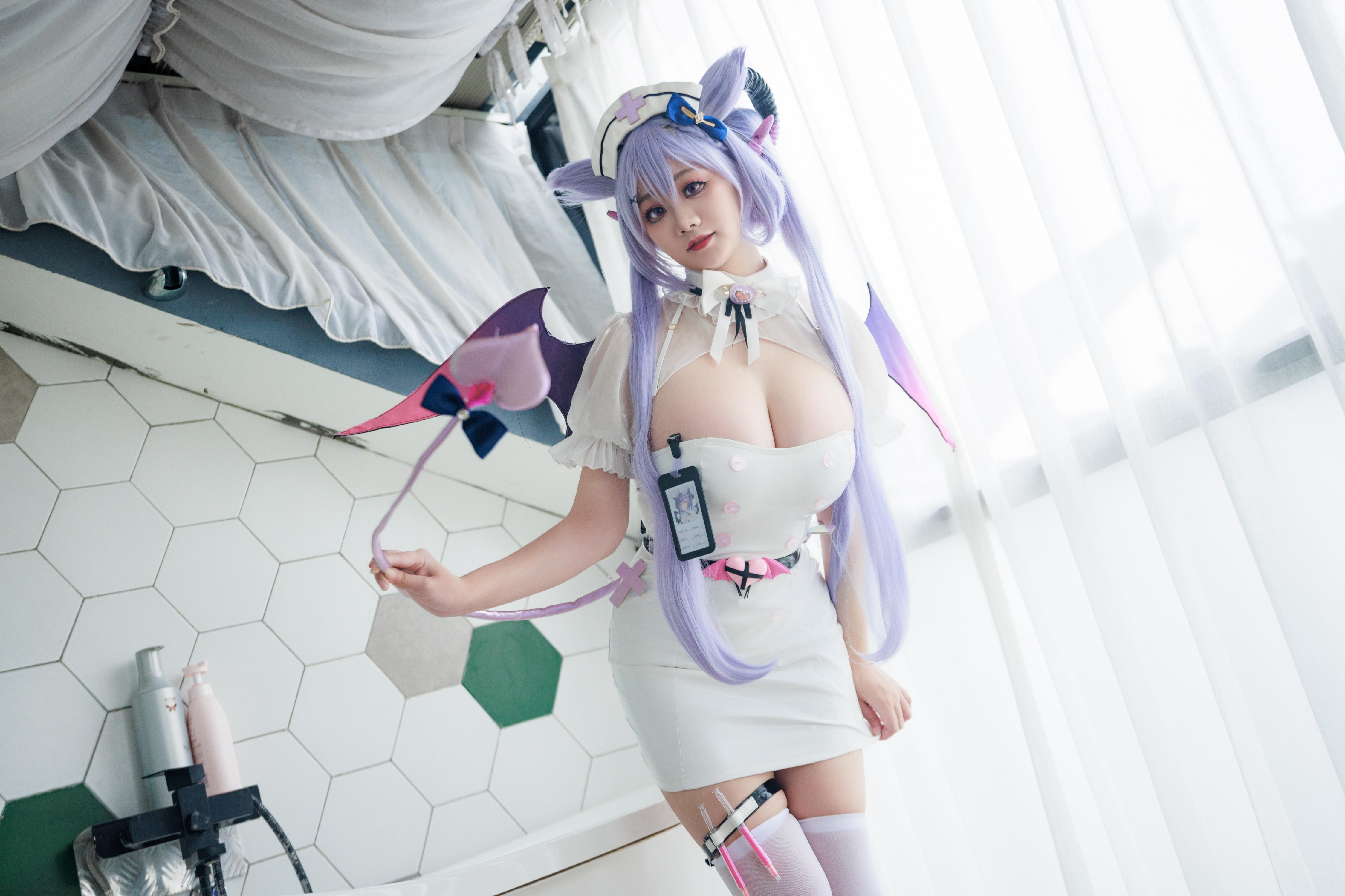 Axue Snow_yuki - Y tá Genshin Impact Keqing Succubus