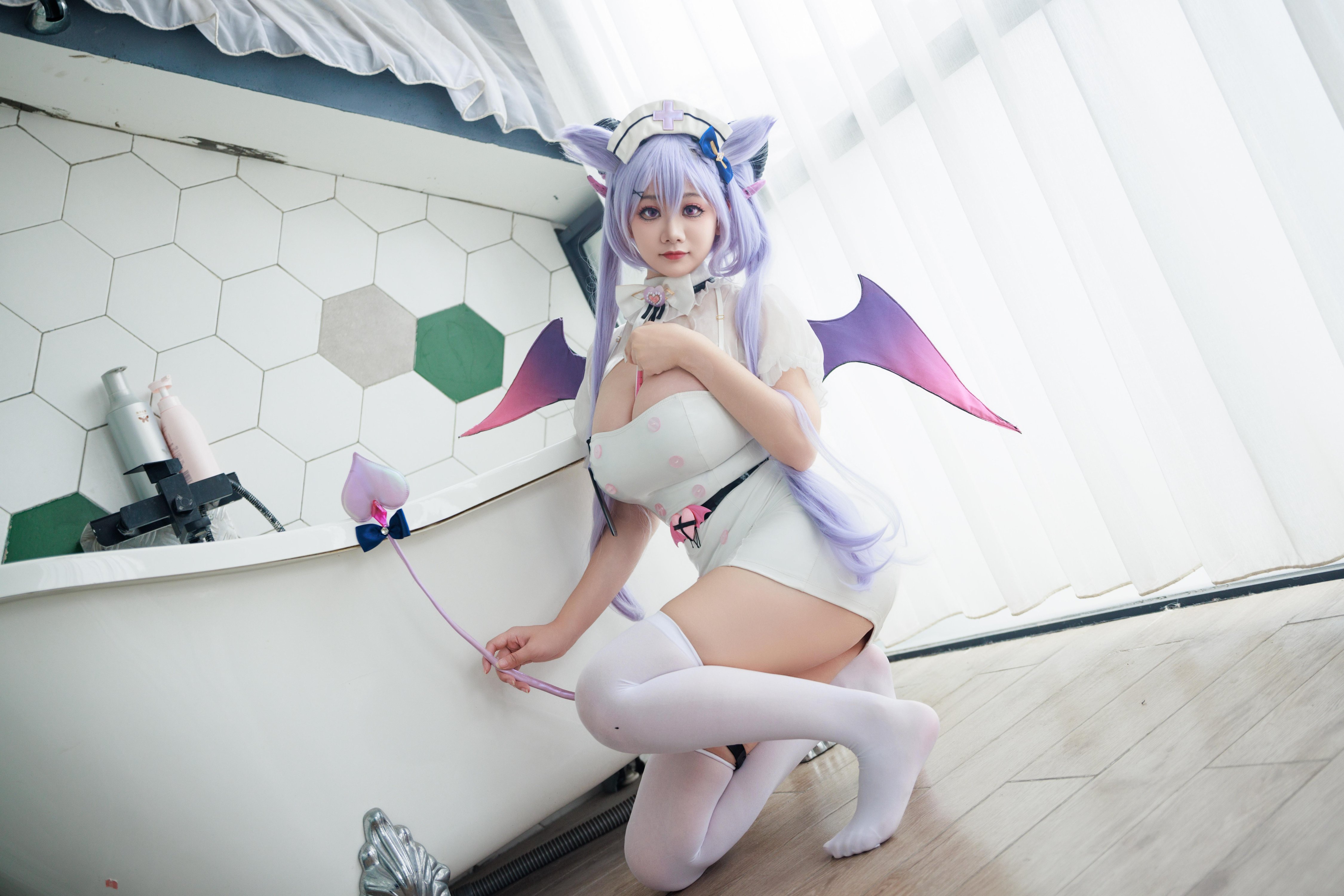 Axue Snow_yuki - Y tá Genshin Impact Keqing Succubus