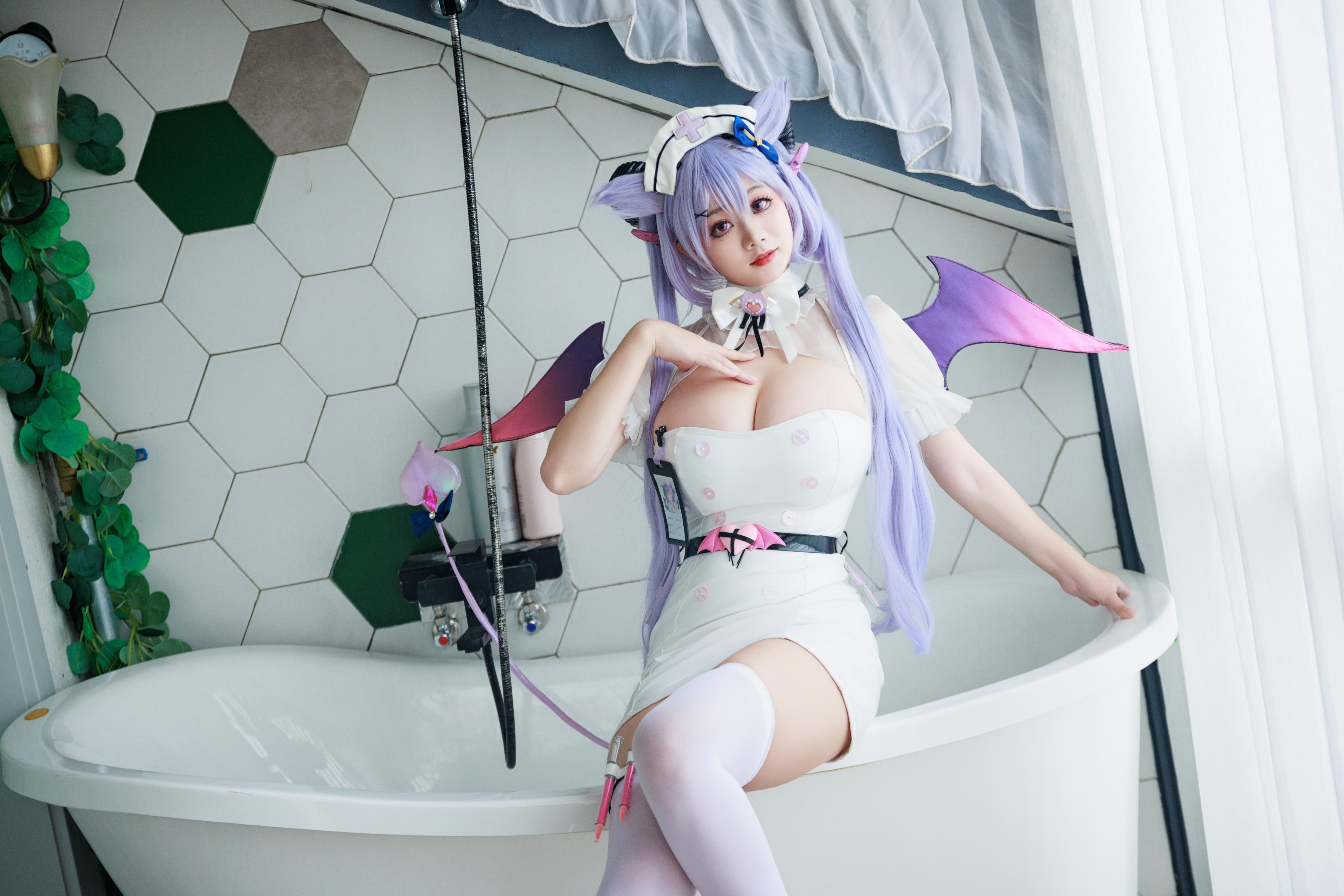 Axue Snow_yuki - Y tá Genshin Impact Keqing Succubus