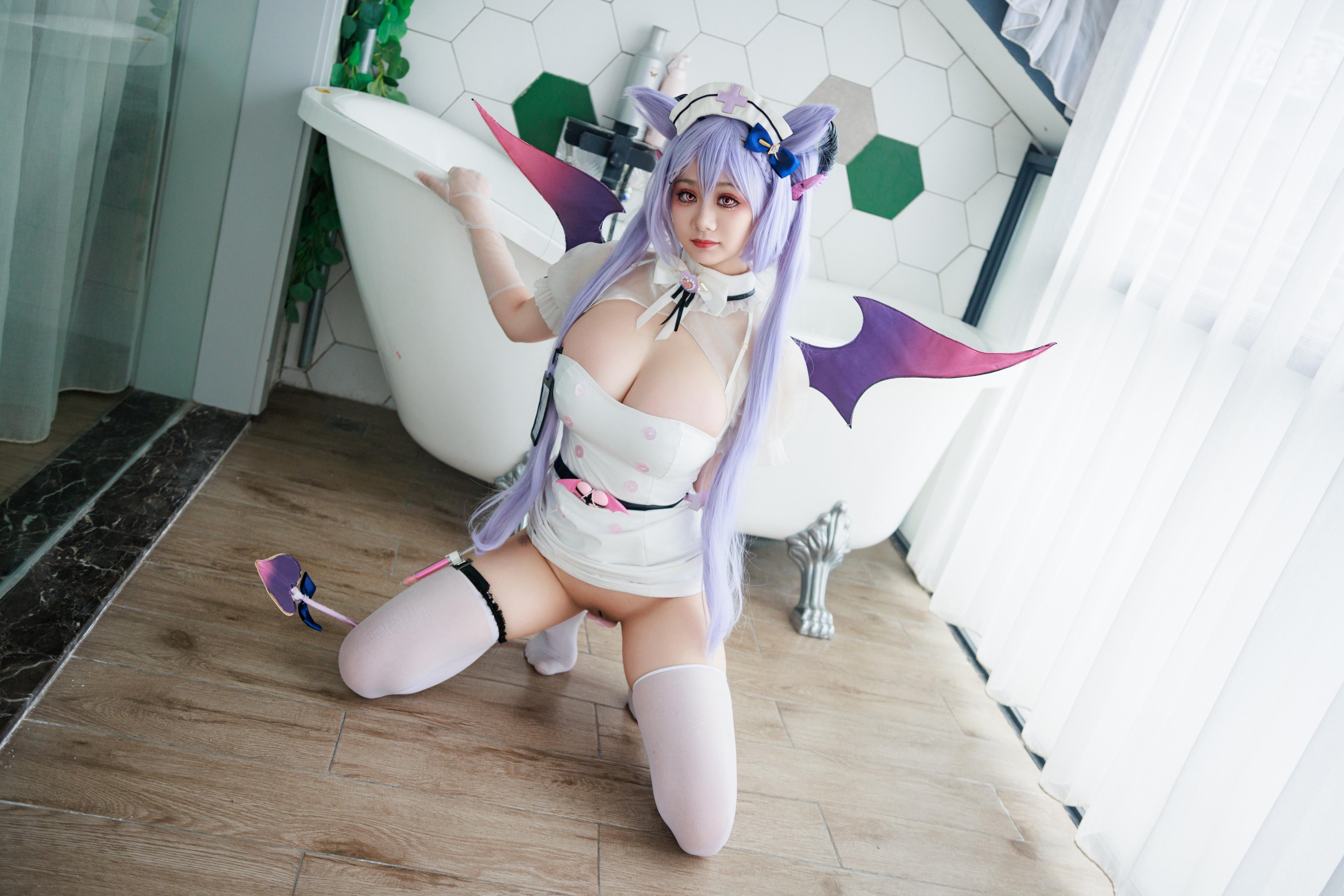 Axue Snow_yuki - Y tá Genshin Impact Keqing Succubus