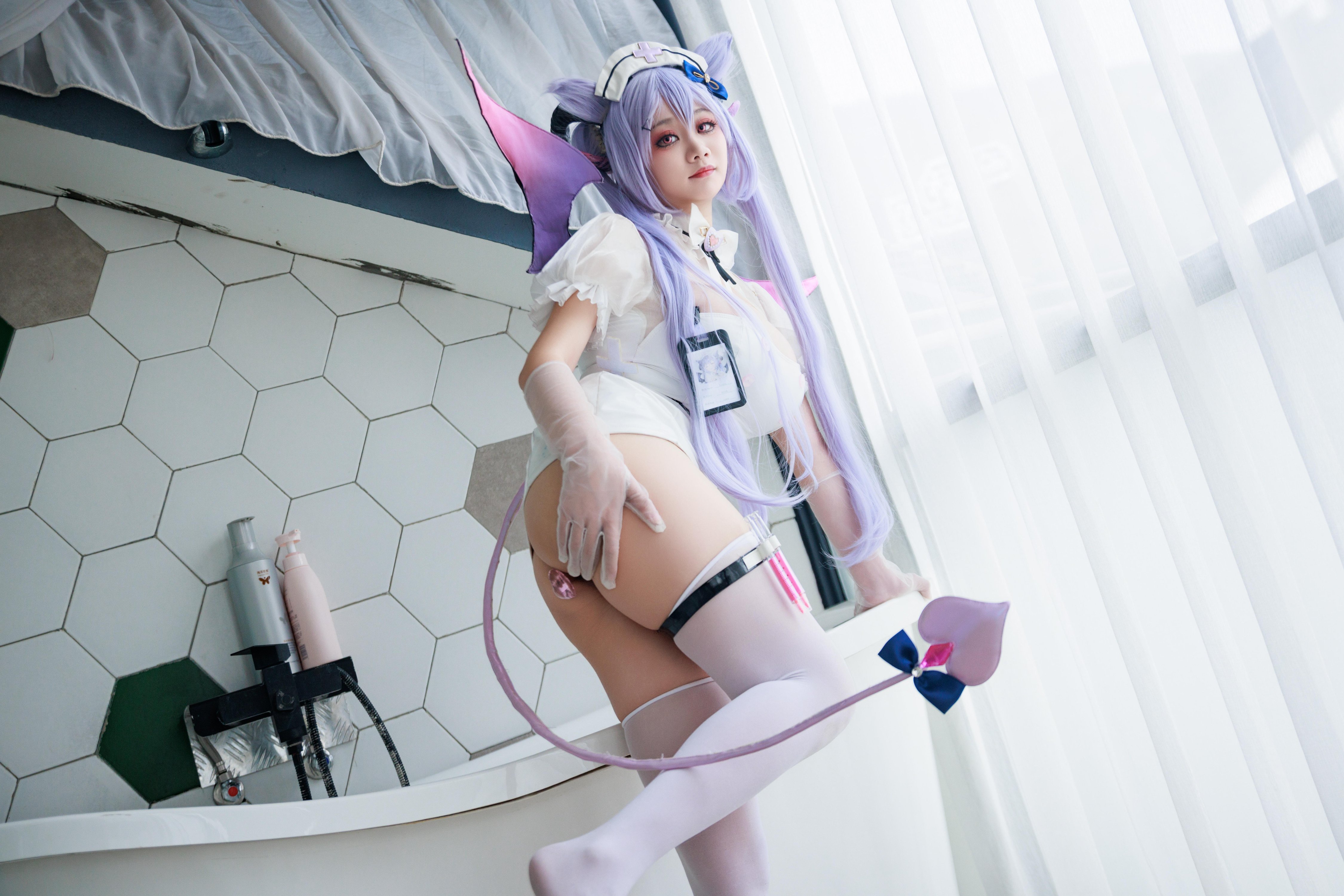 Axue Snow_yuki - Y tá Genshin Impact Keqing Succubus