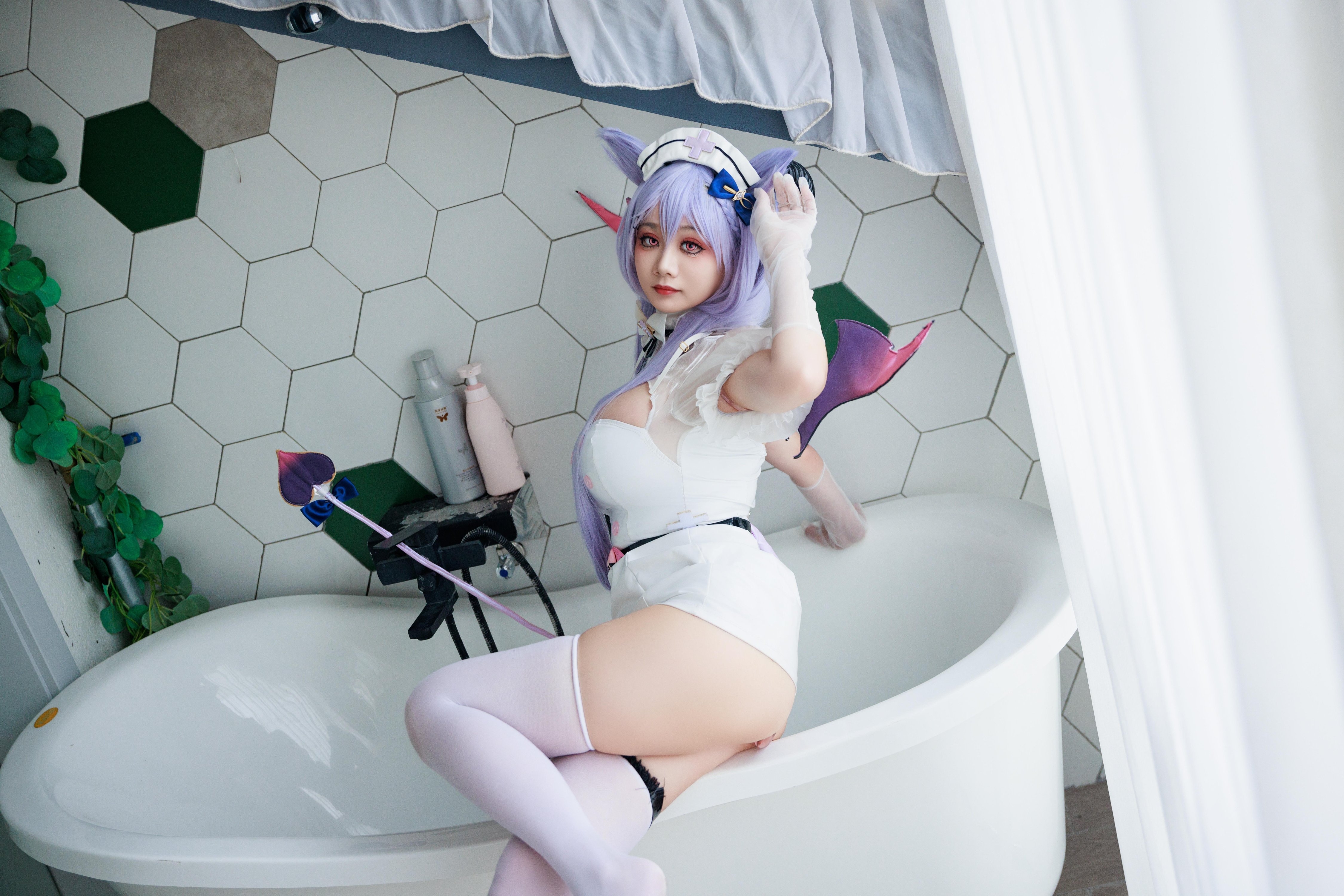 Axue Snow_yuki - Y tá Genshin Impact Keqing Succubus