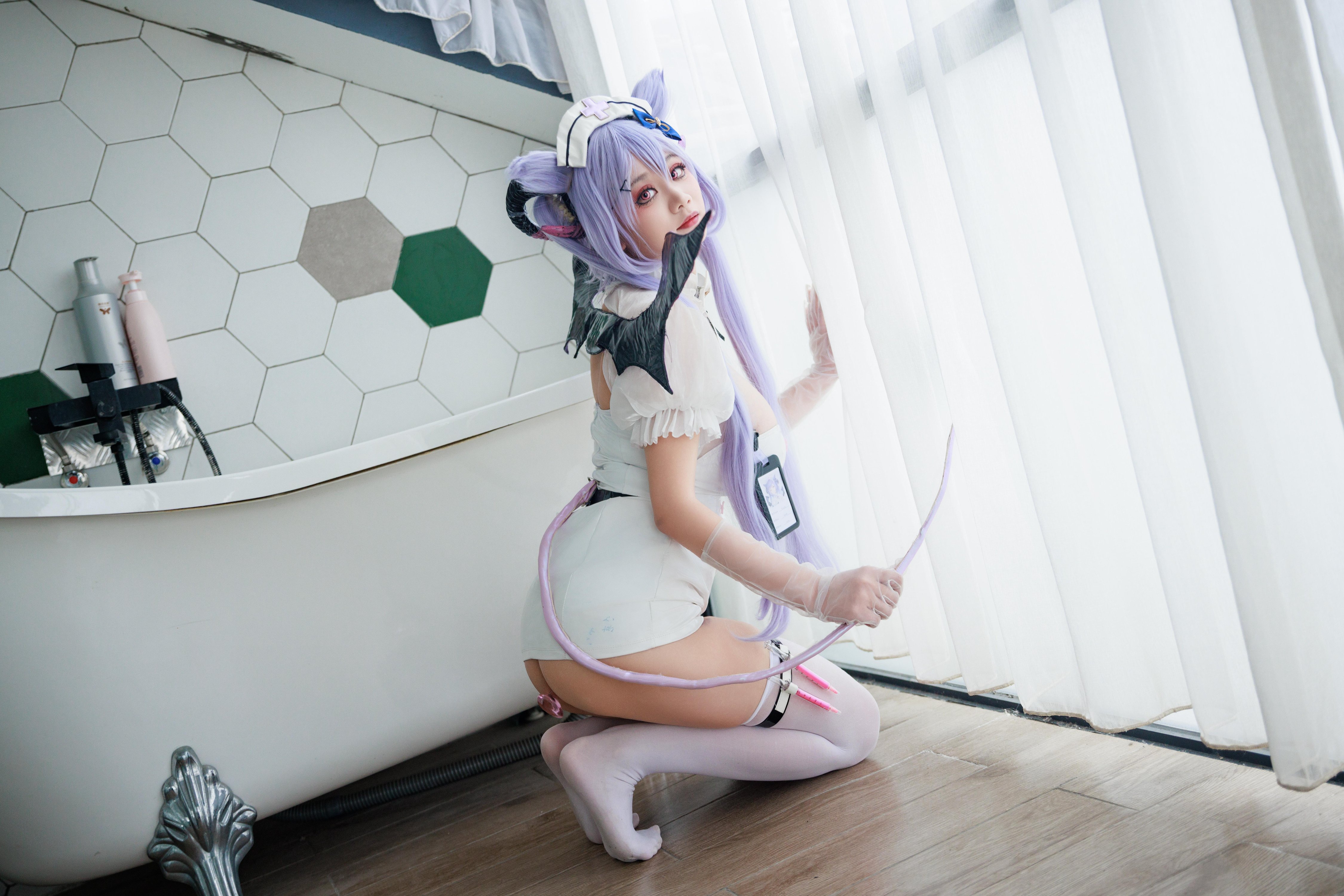 Axue Snow_yuki - Y tá Genshin Impact Keqing Succubus