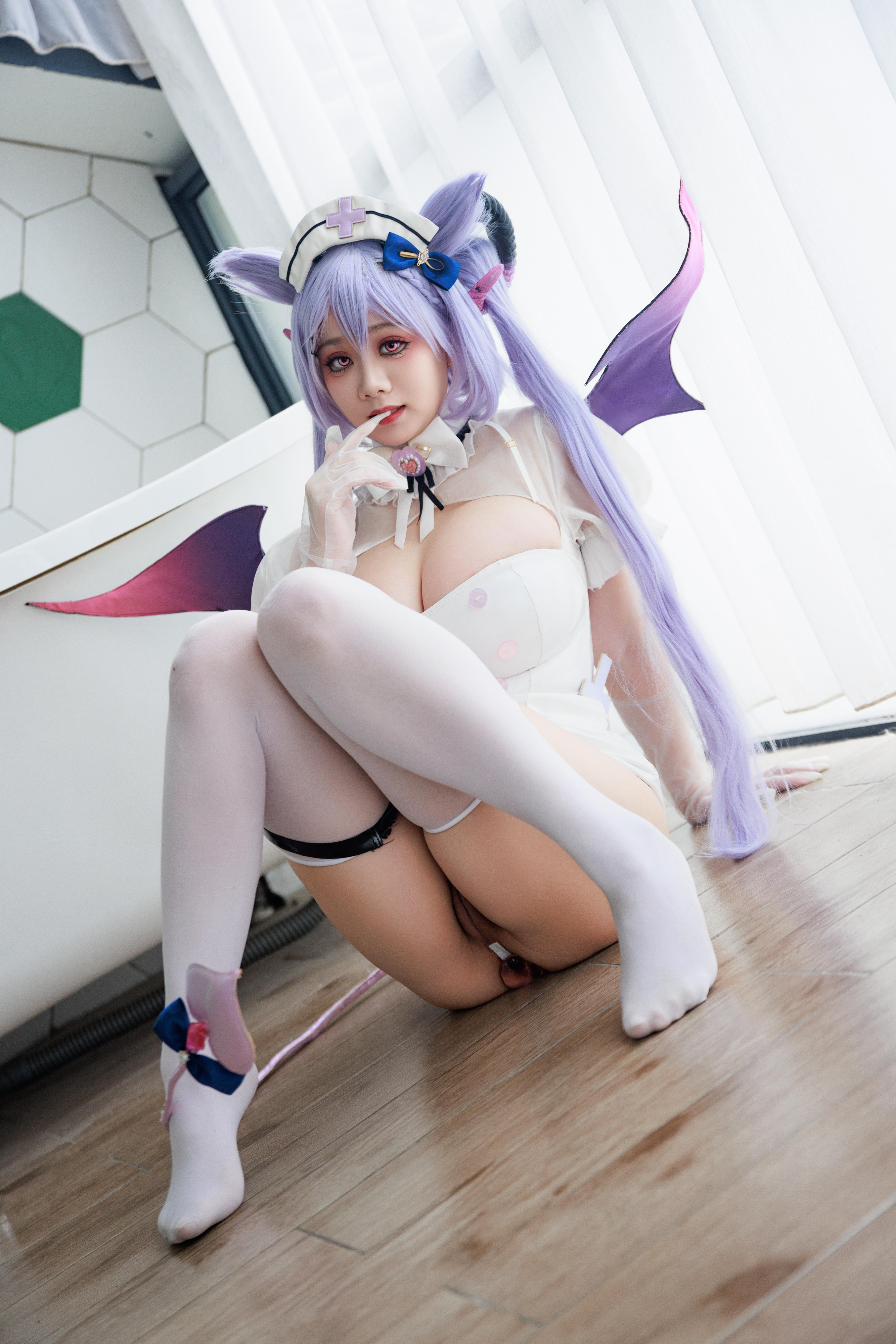 Axue Snow_yuki - Y tá Genshin Impact Keqing Succubus
