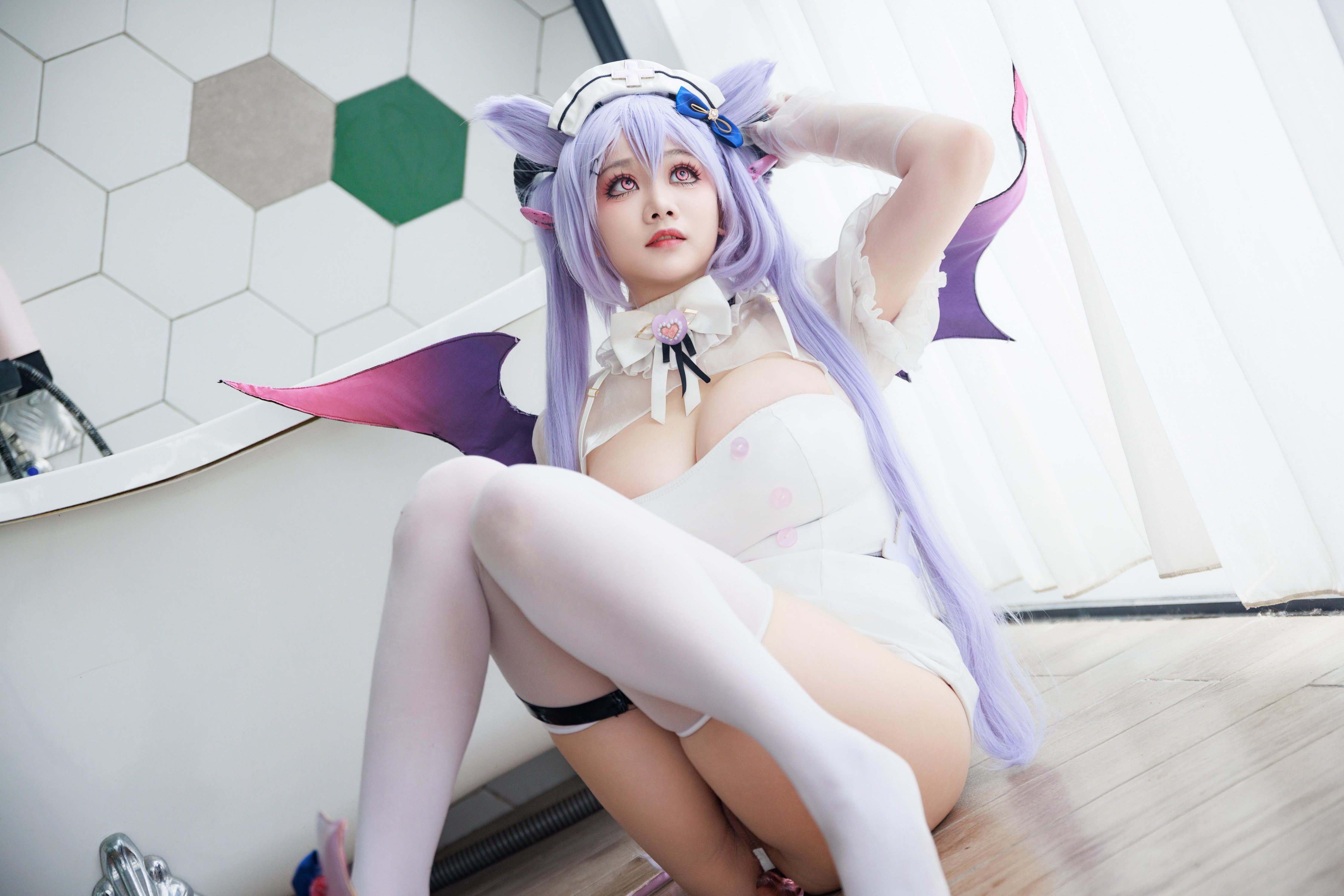 Axue Snow_yuki - Y tá Genshin Impact Keqing Succubus