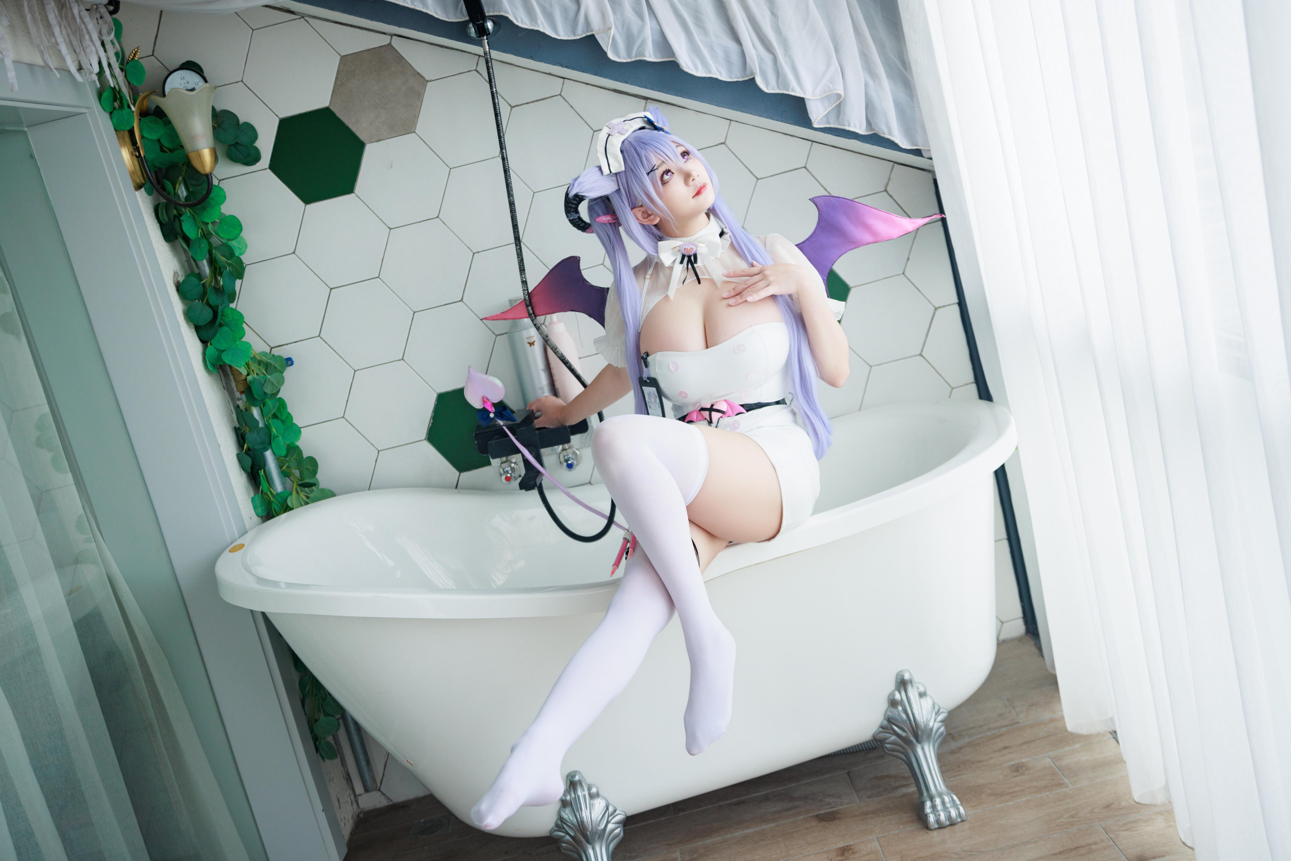 Axue Snow_yuki - Y tá Genshin Impact Keqing Succubus