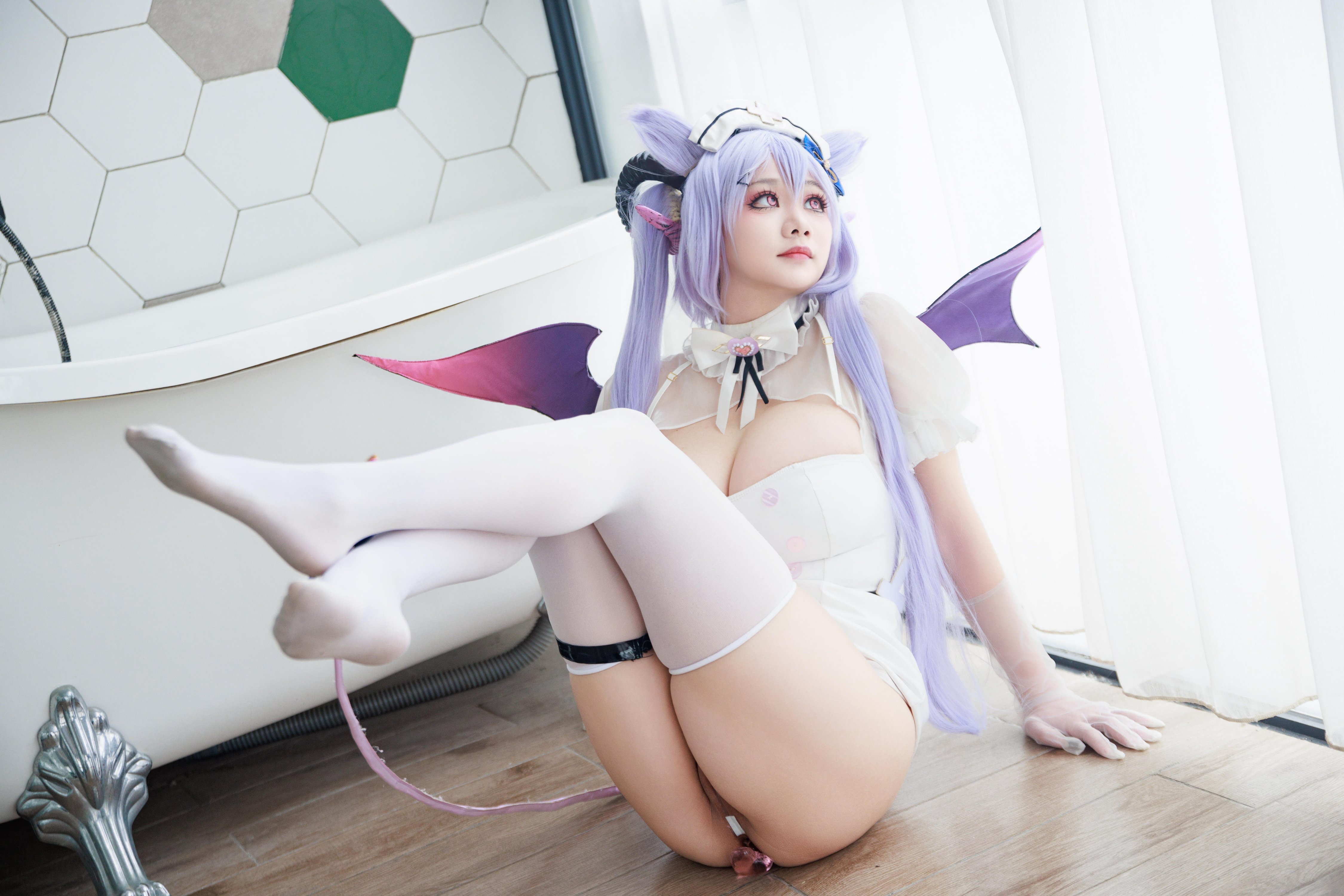Axue Snow_yuki - Y tá Genshin Impact Keqing Succubus