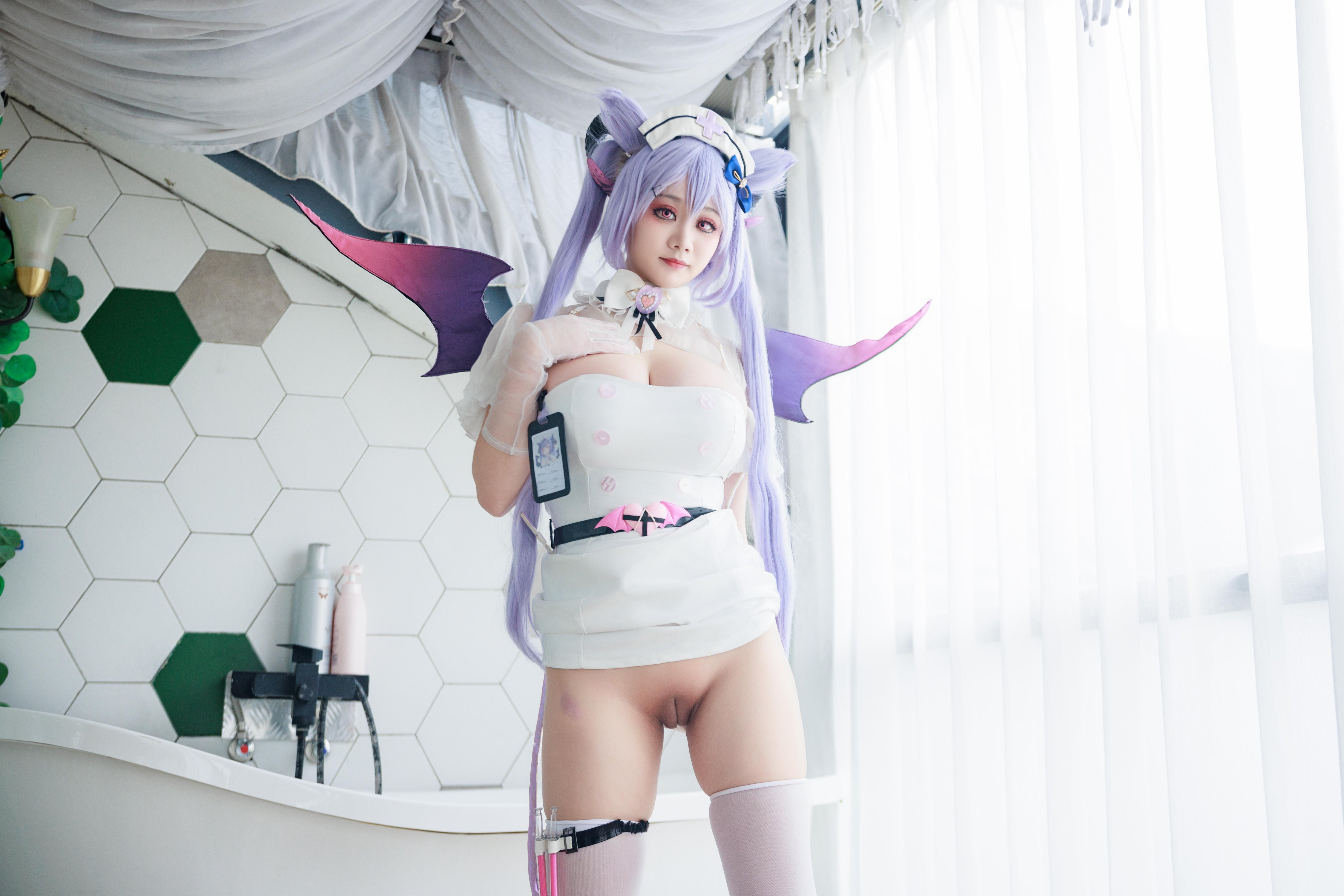 Axue Snow_yuki - Y tá Genshin Impact Keqing Succubus