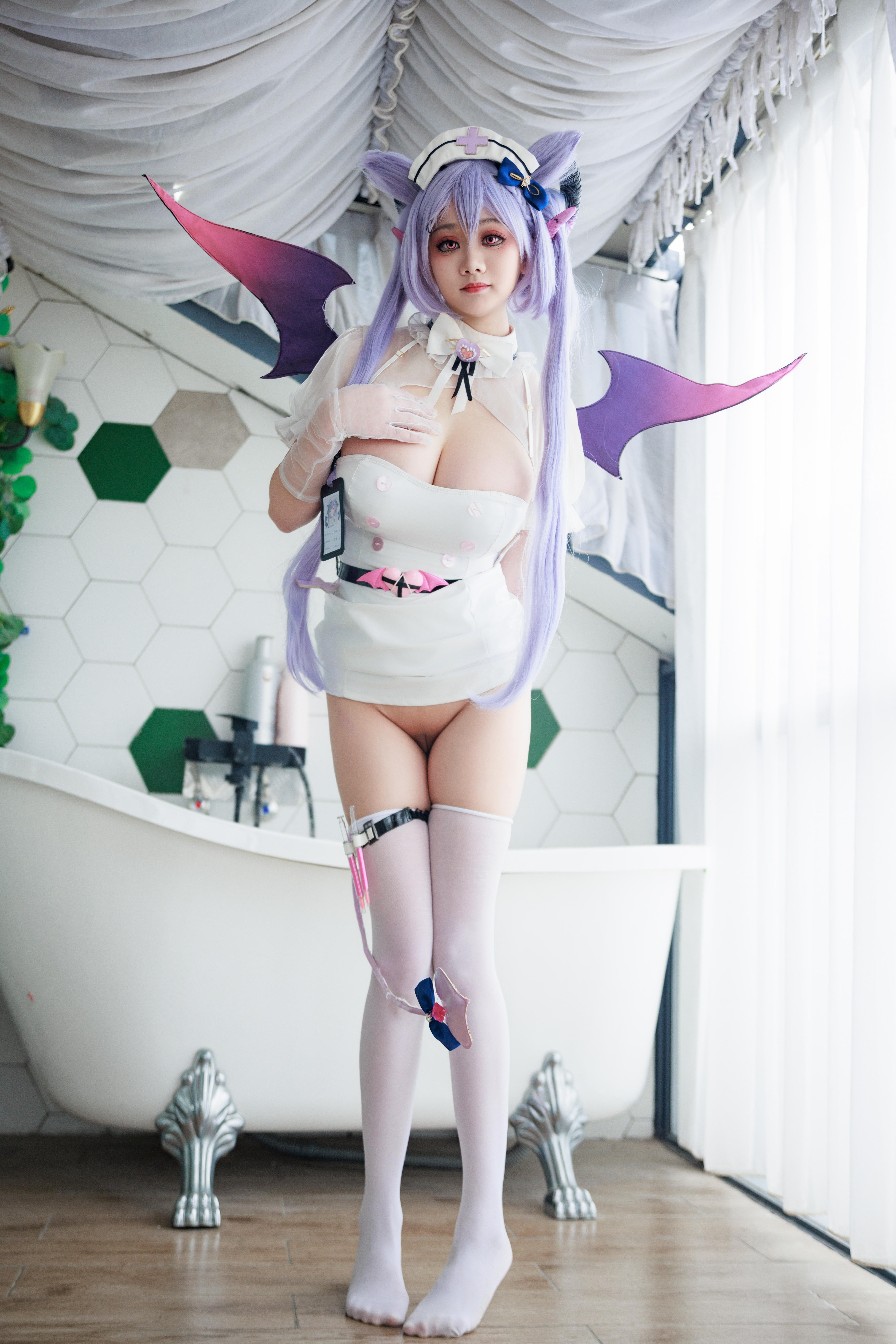 Axue Snow_yuki - Y tá Genshin Impact Keqing Succubus