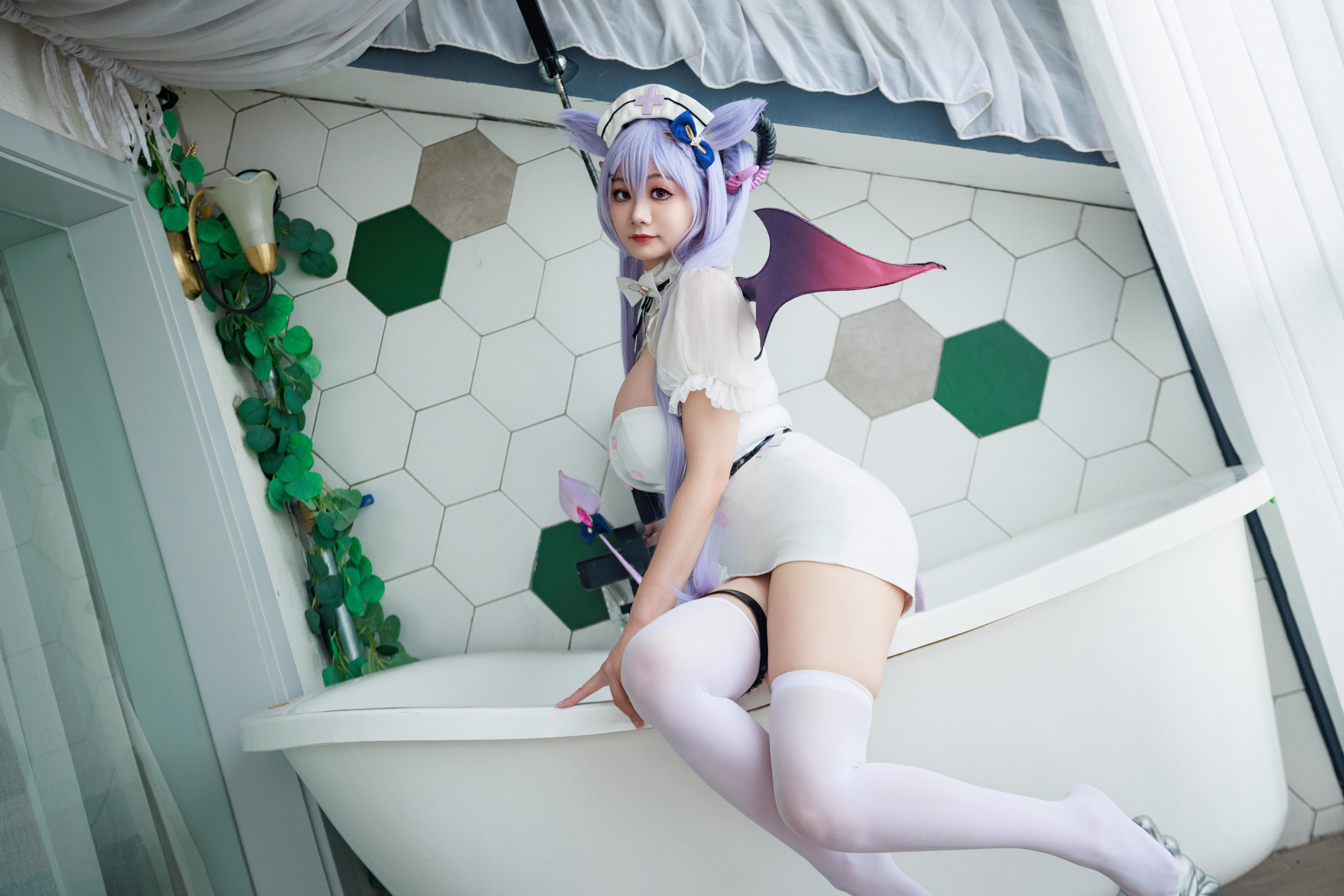 Axue Snow_yuki - Y tá Genshin Impact Keqing Succubus