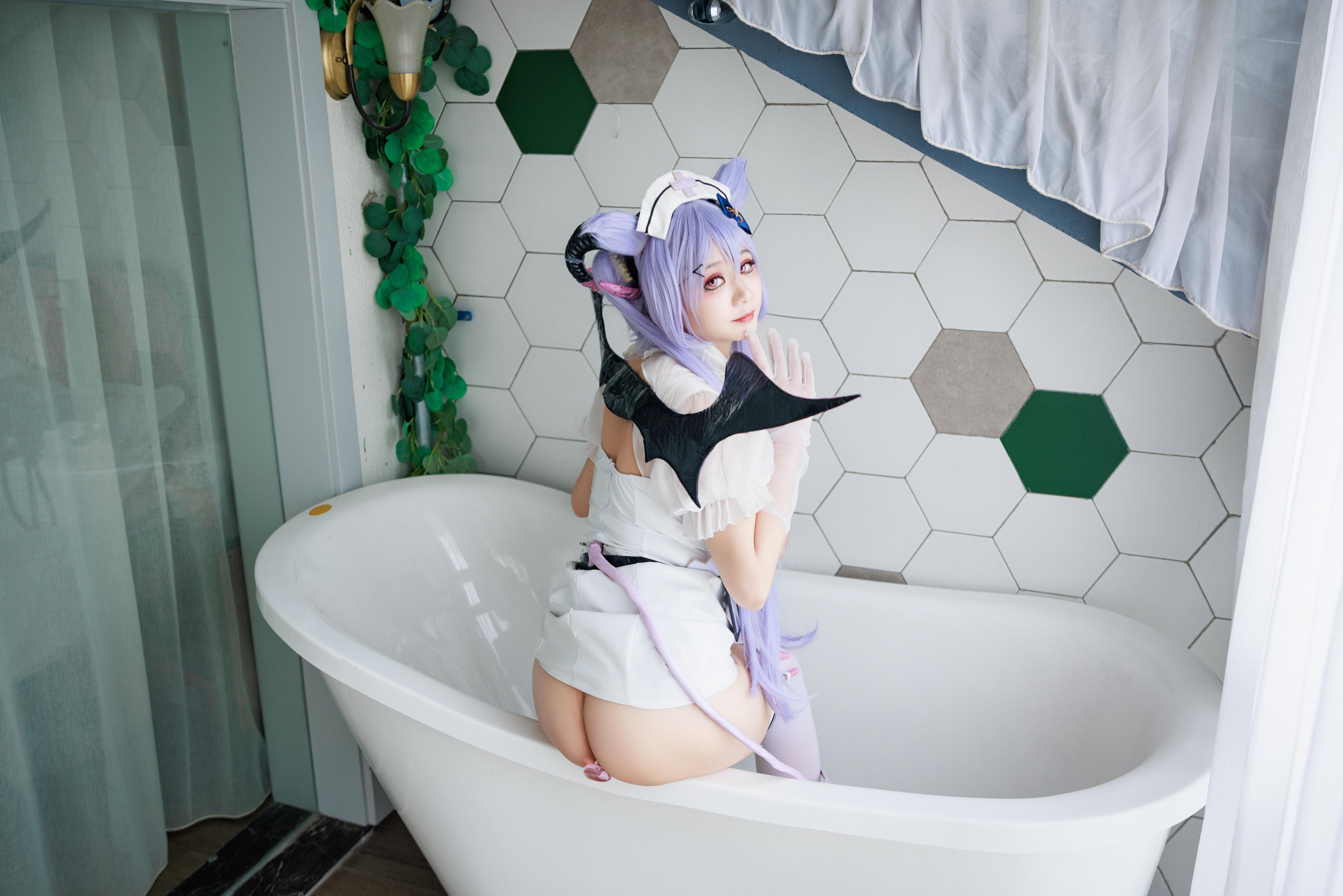 Axue Snow_yuki - Y tá Genshin Impact Keqing Succubus