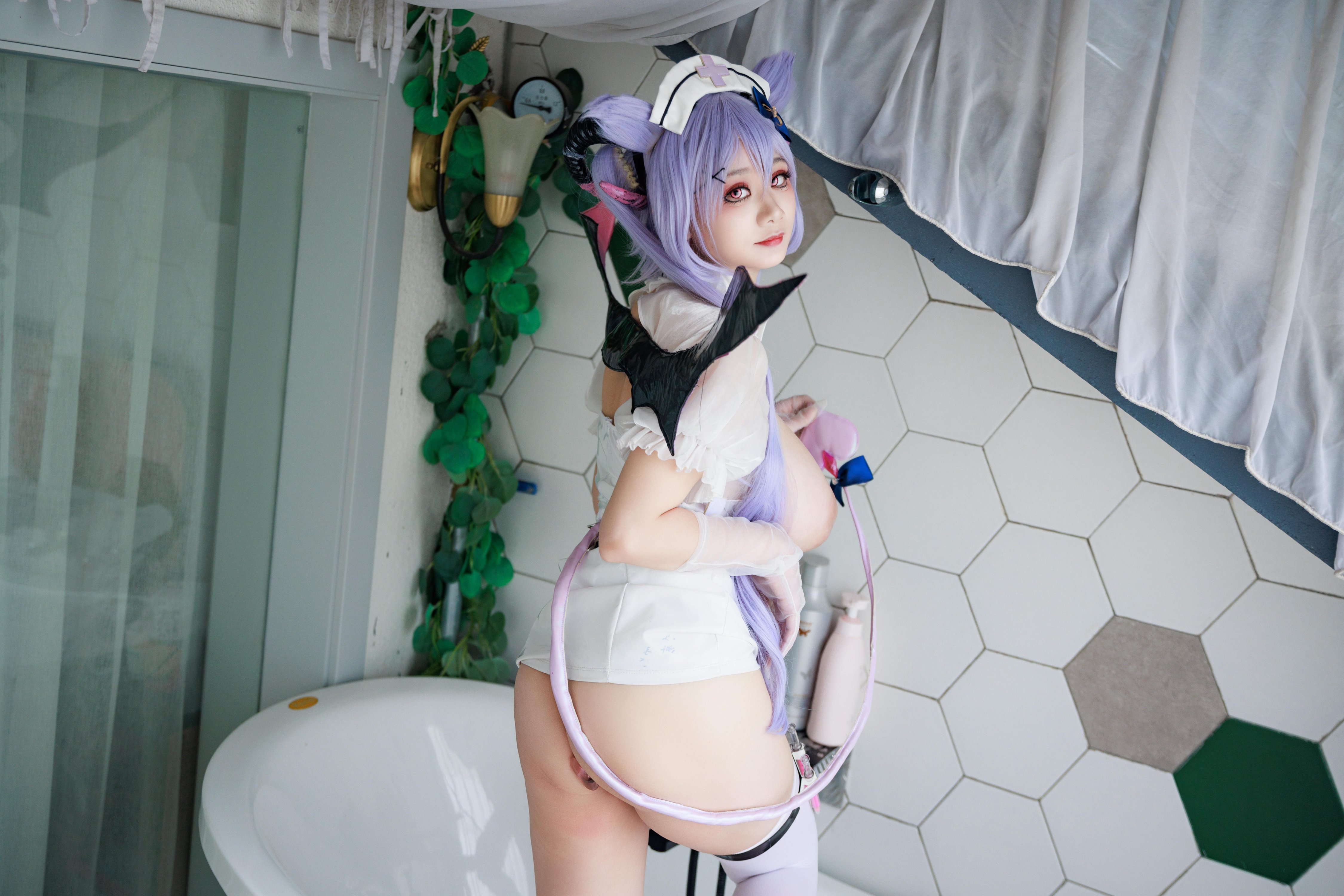 Axue Snow_yuki - Y tá Genshin Impact Keqing Succubus