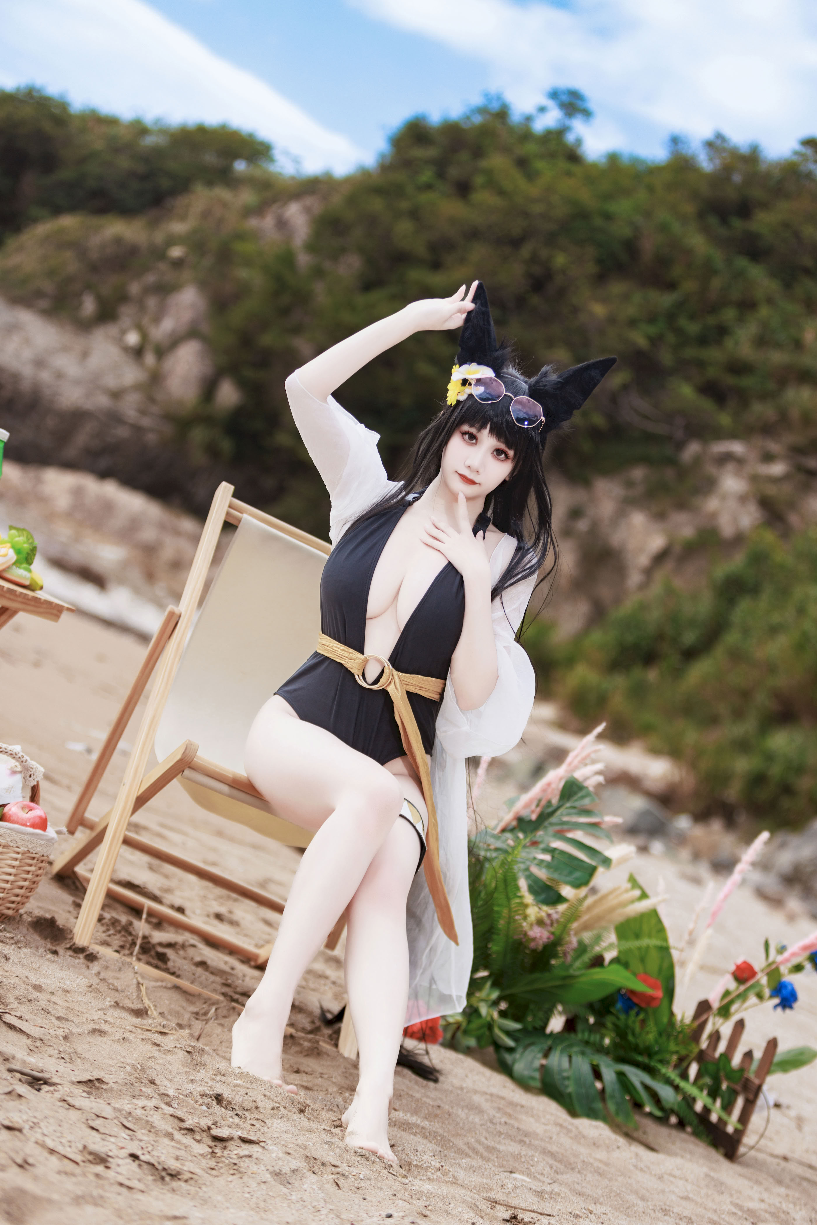 A Xuexue_yuki - Áo tắm Azur Lane Kii