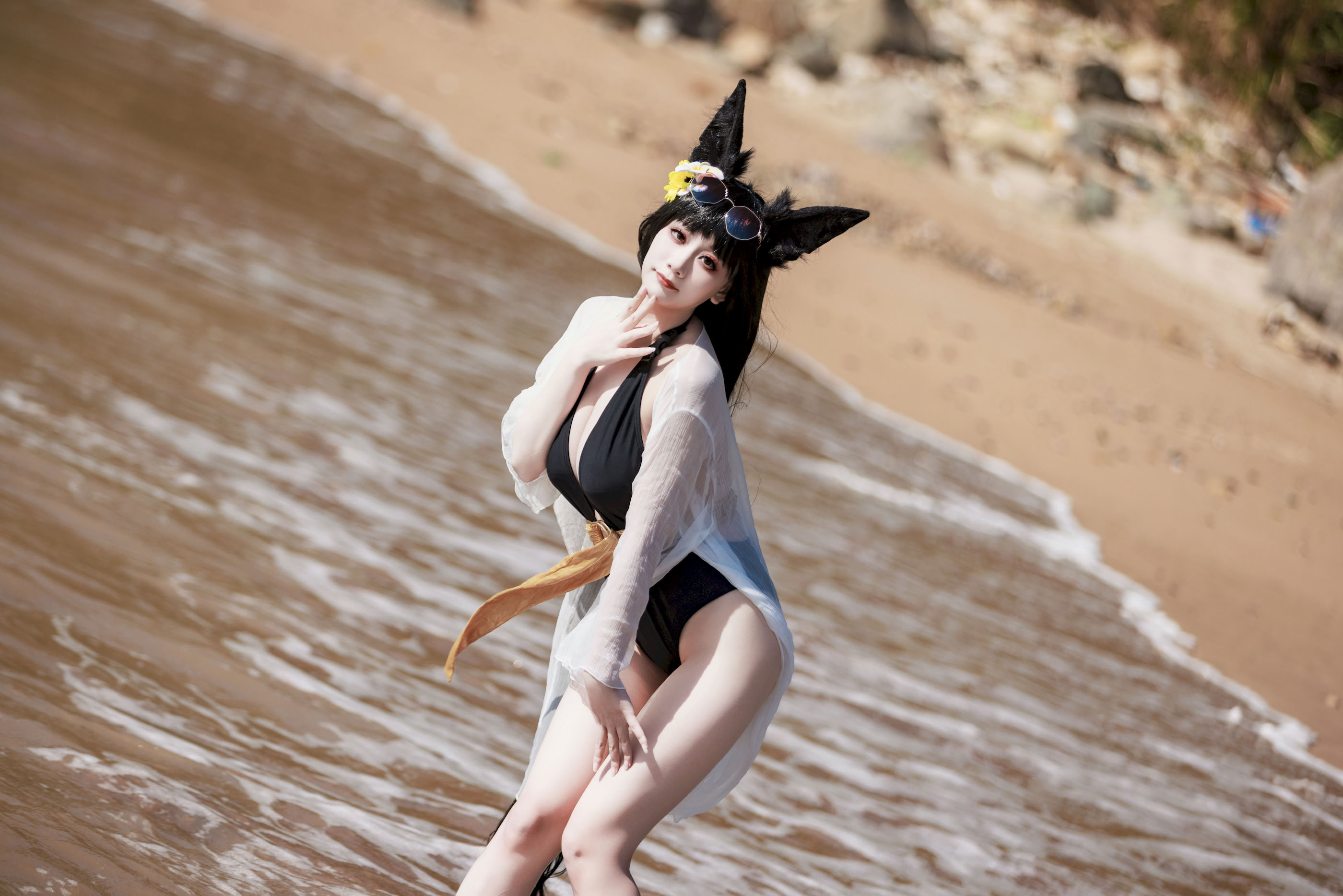 A Xuexue_yuki - Áo tắm Azur Lane Kii