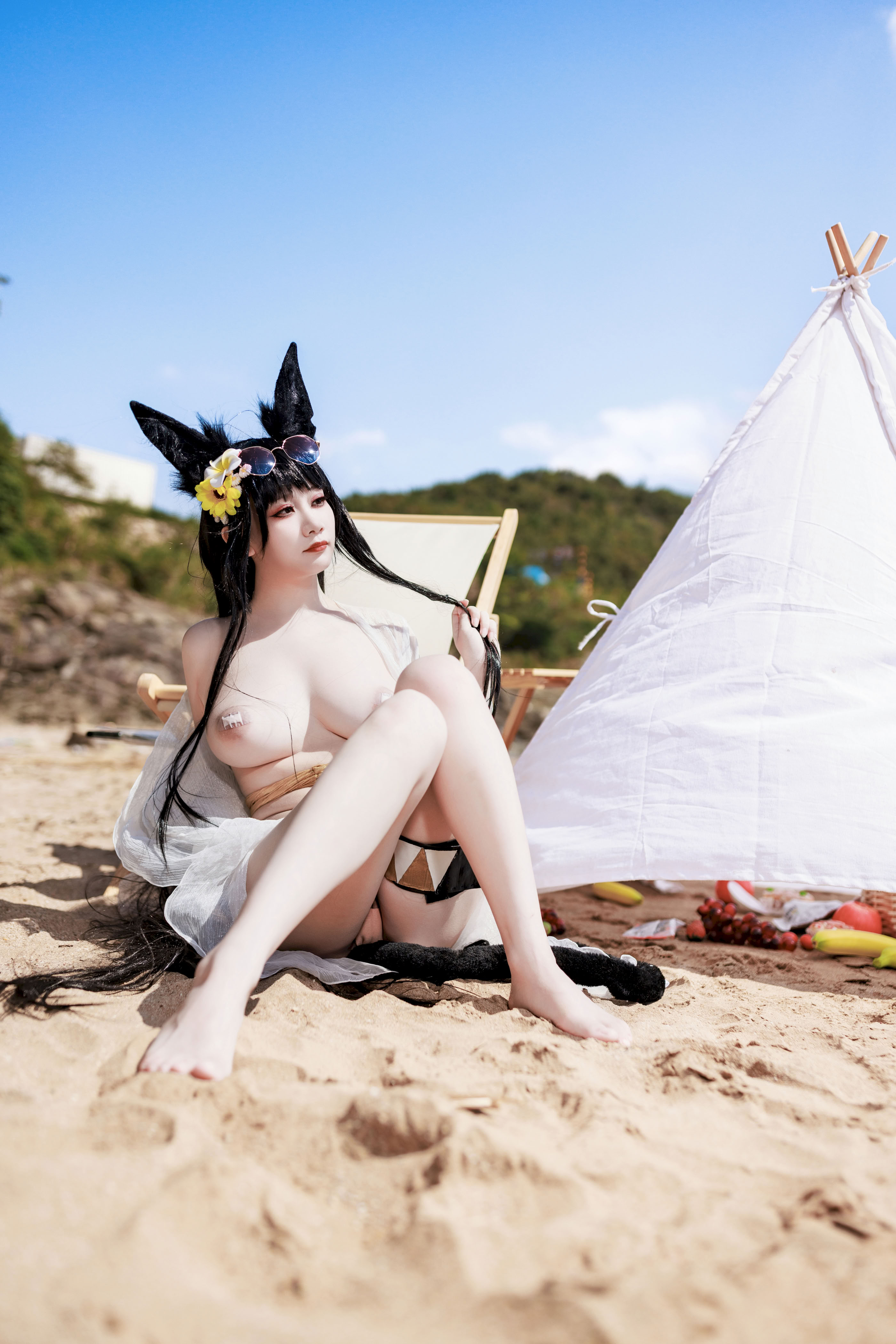 A Xuexue_yuki - Áo tắm Azur Lane Kii