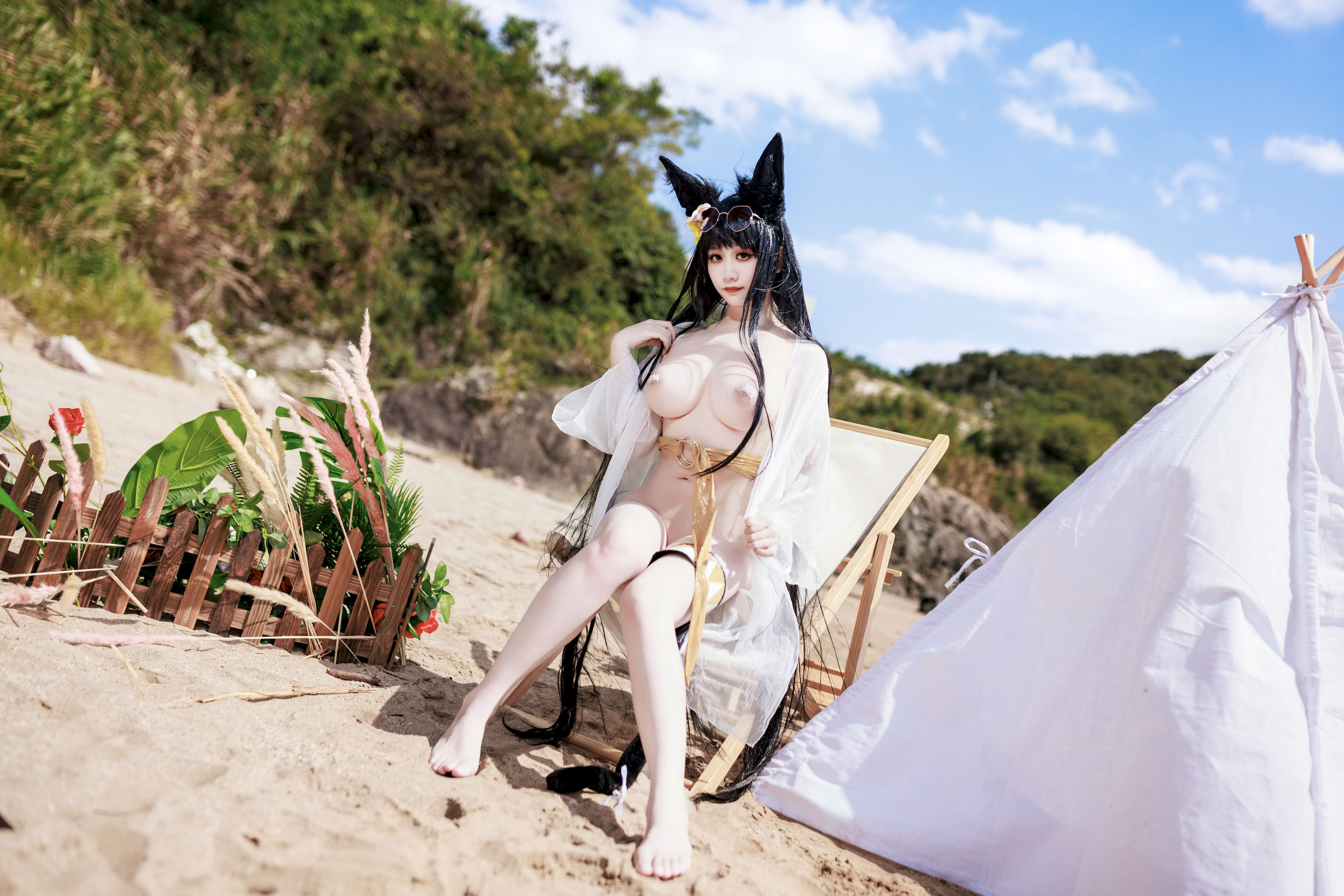 A Xuexue_yuki - Áo tắm Azur Lane Kii