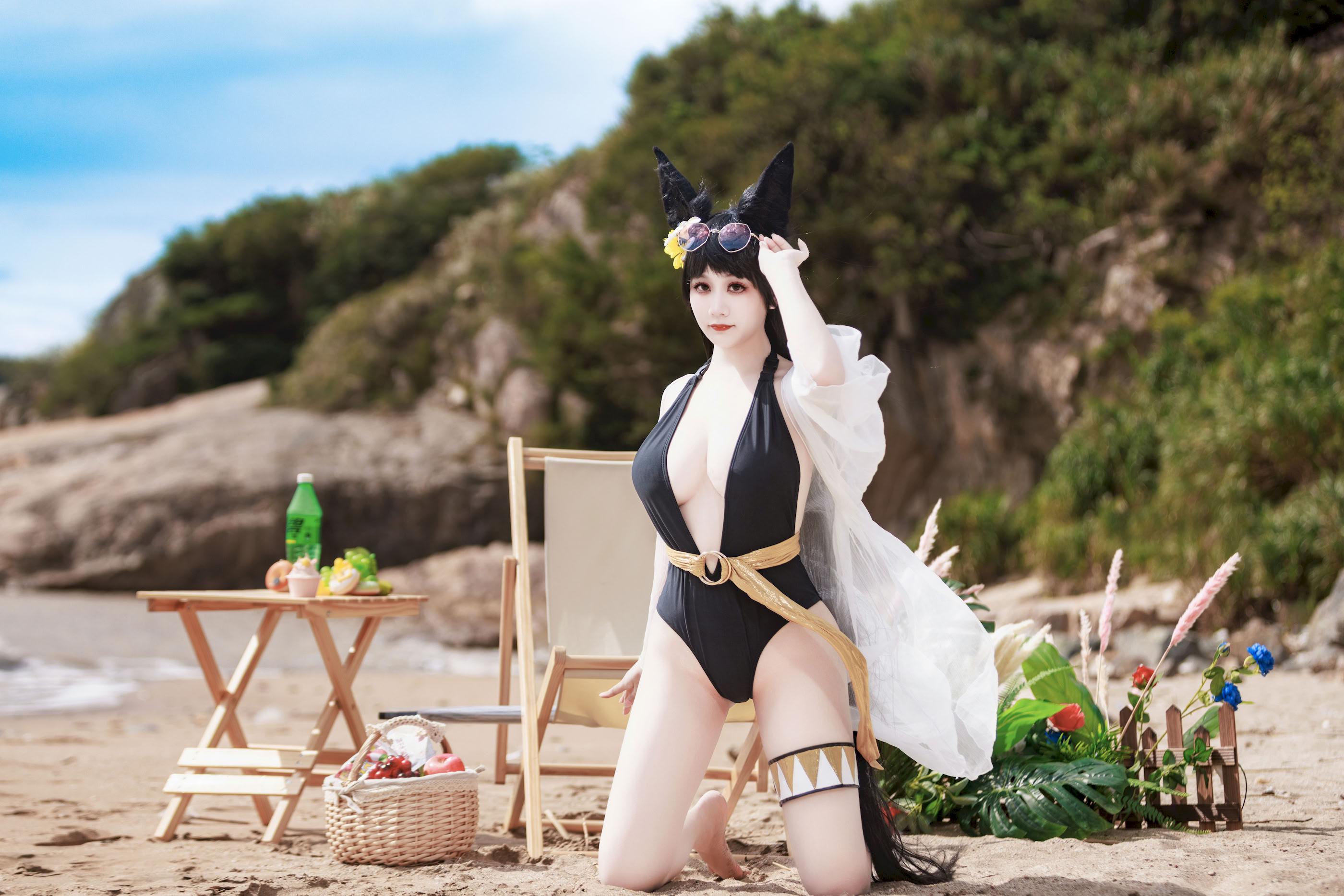 A Xuexue_yuki - Áo tắm Azur Lane Kii