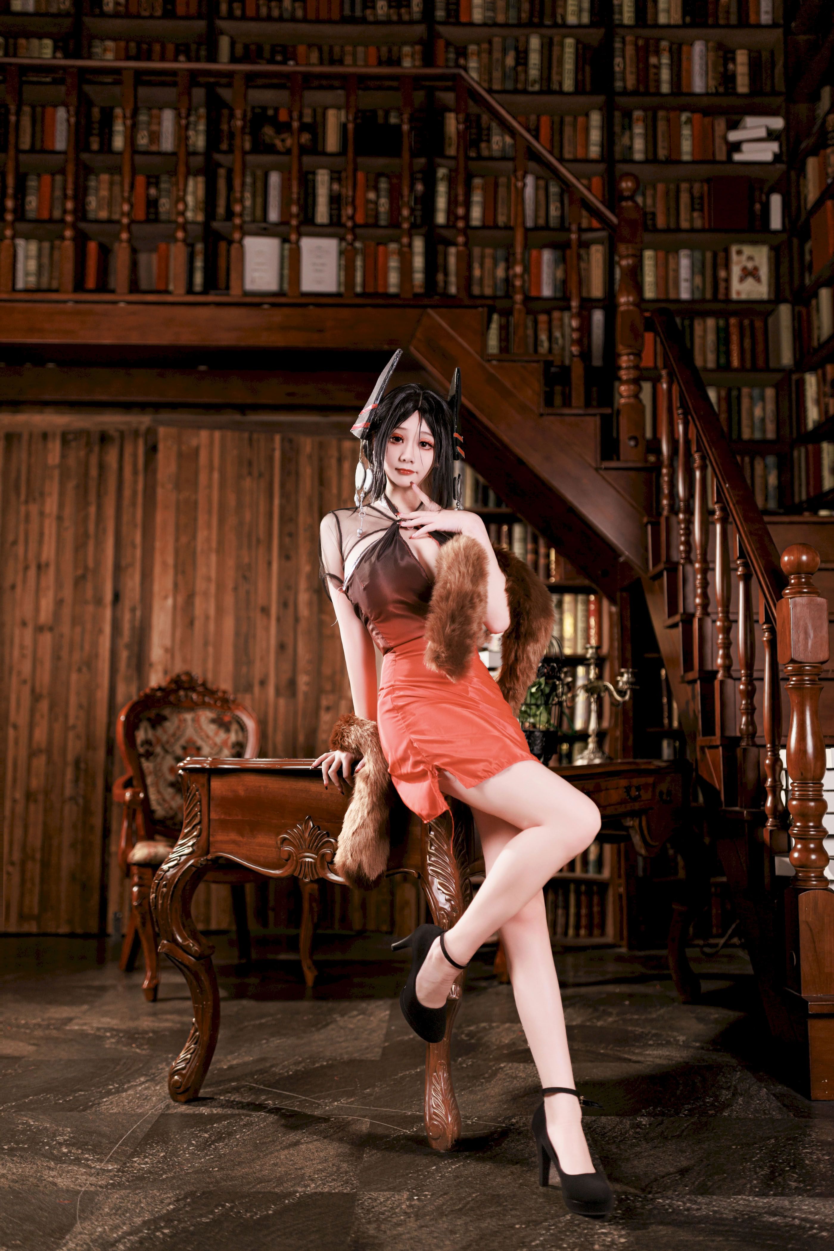 A Xuexue_yuki - Arknights Ines Cheongsam