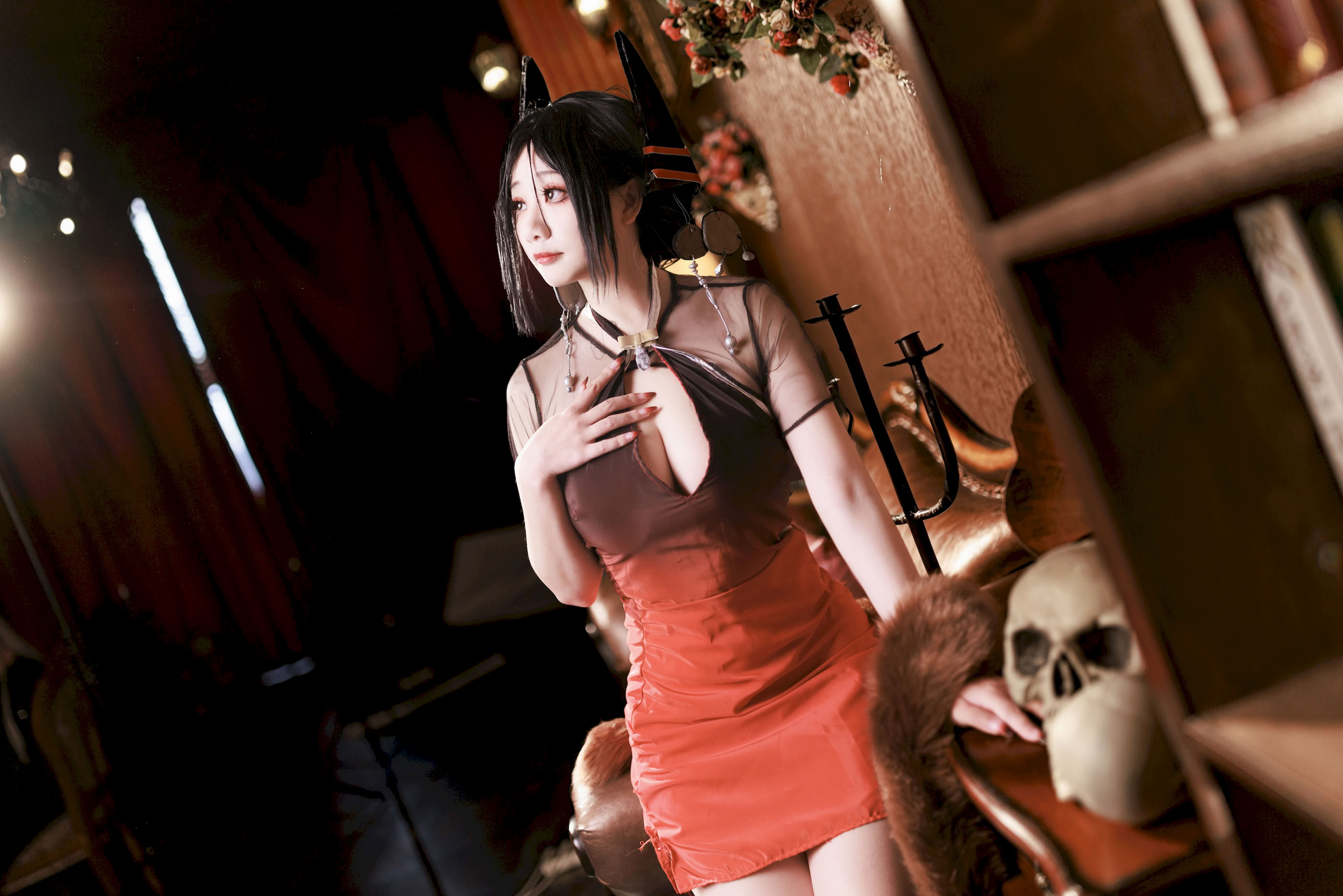 A Xuexue_yuki - Arknights Ines Cheongsam